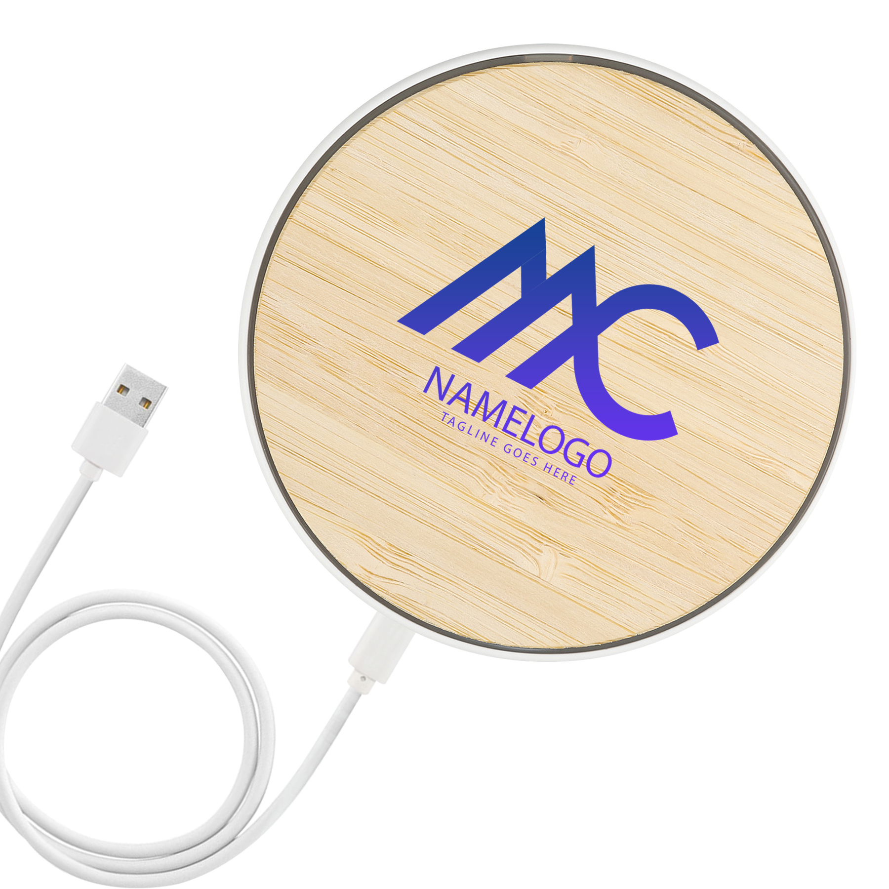 15W Bamboo Wireless Charger