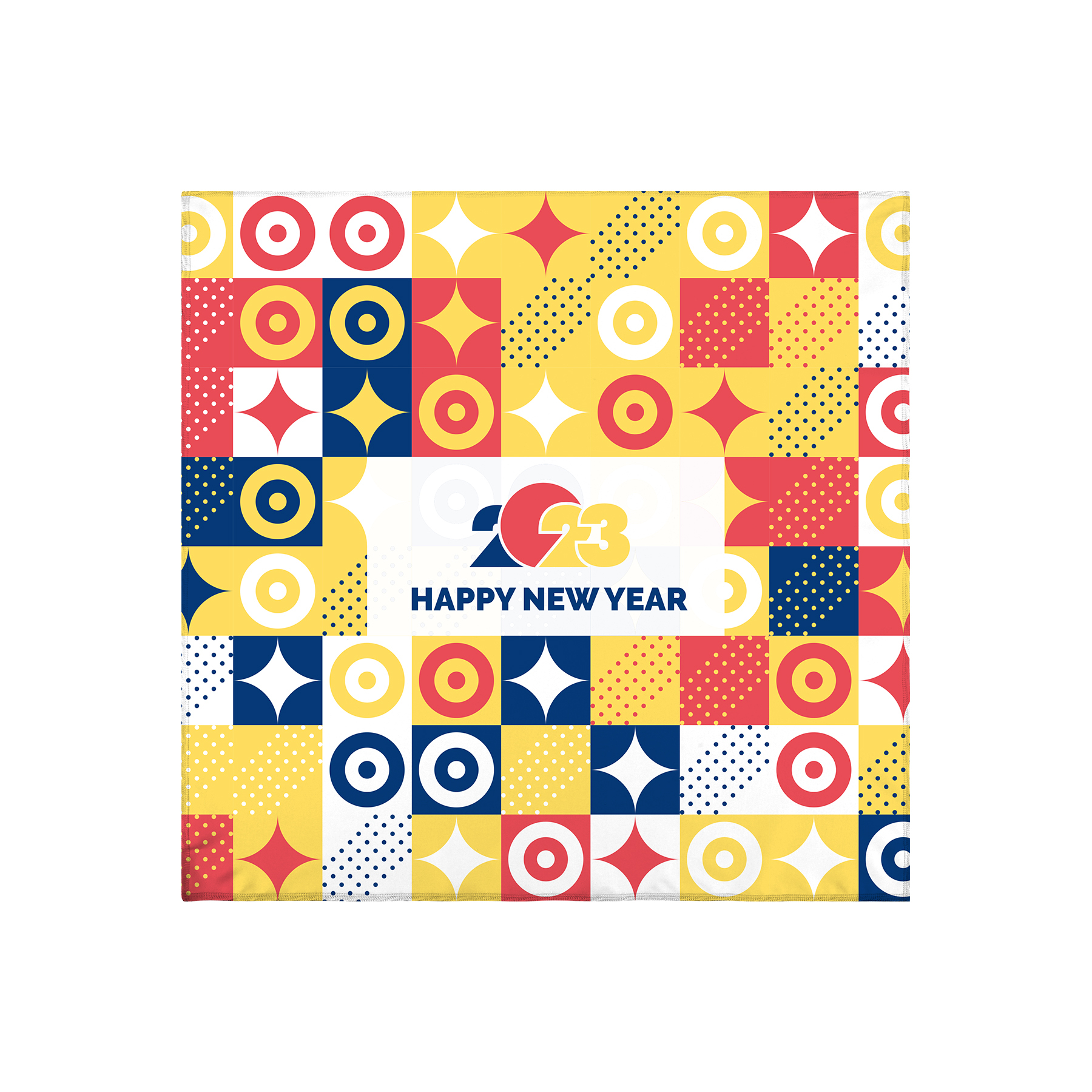 22" x 22" Full-Color Polyester Sublimation Bandanna