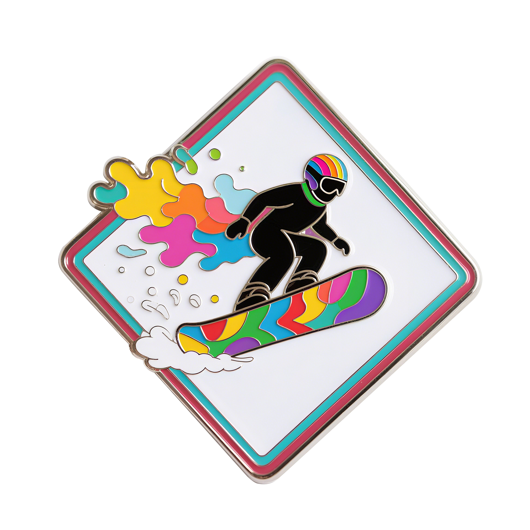 1" Die-Struck Soft Enamel Pin – Custom Design