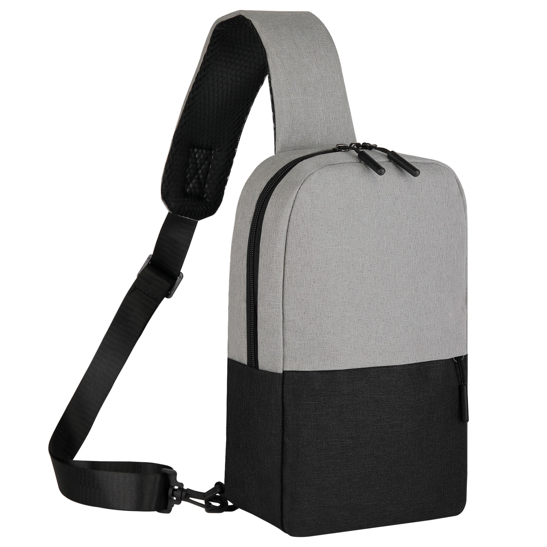 Dual-Tone Crossbody Sling Pack
