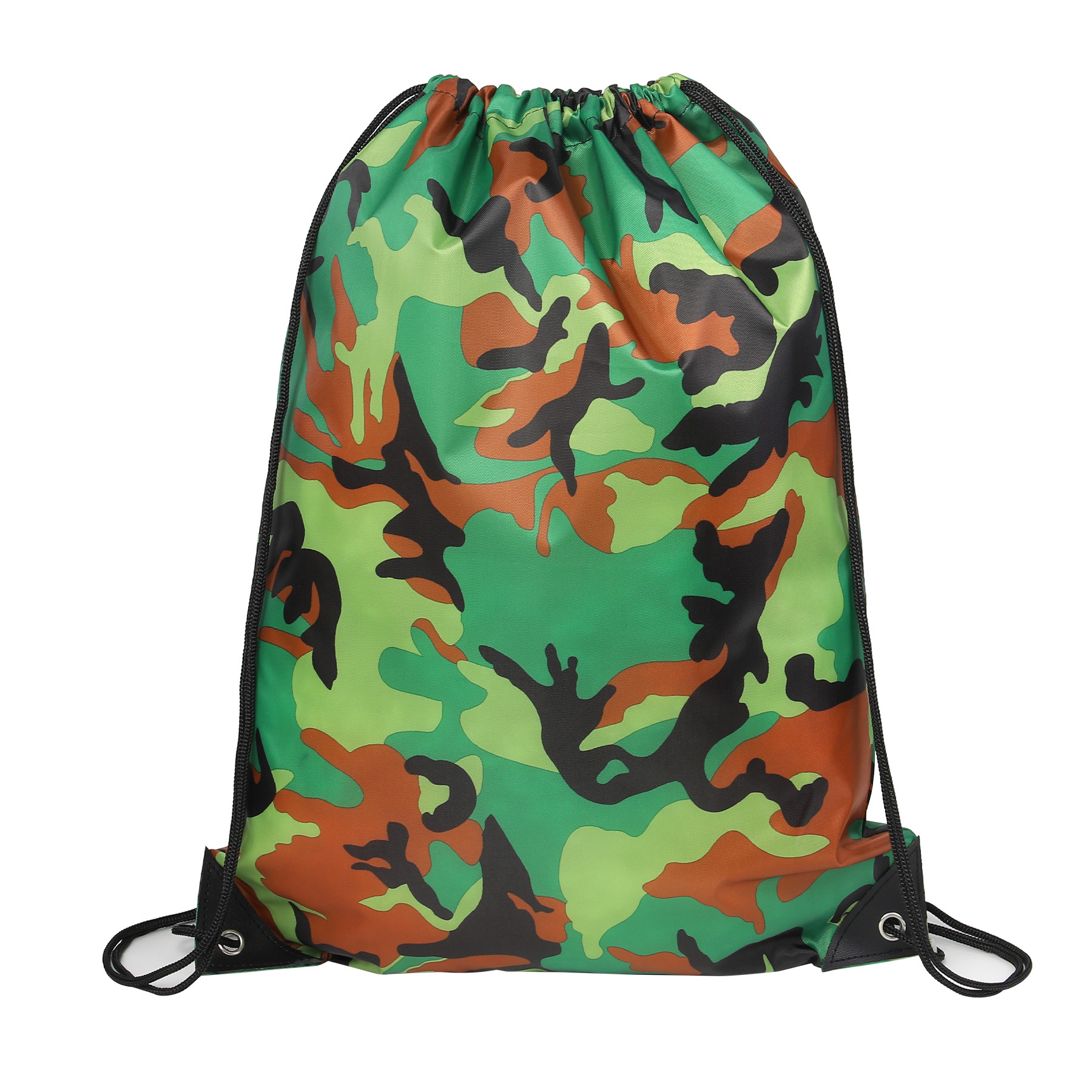 Waterproof 210D Camo Drawstring Backpack