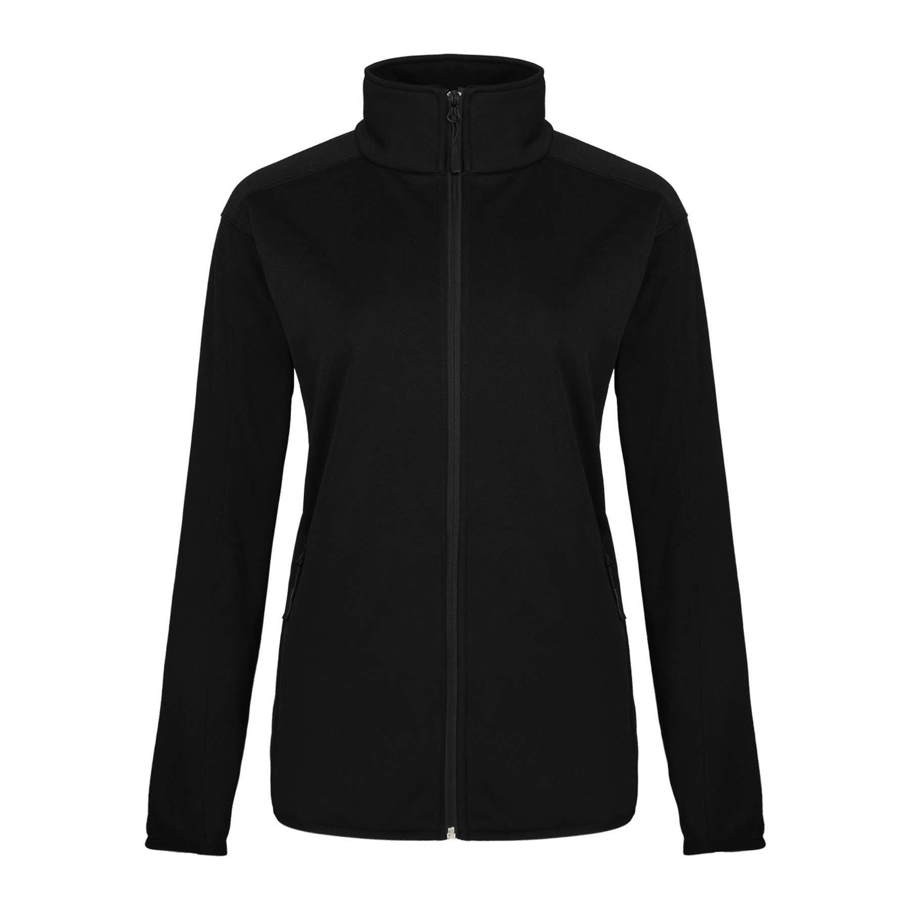 Women's Heathered Sweater Fleece Jacket