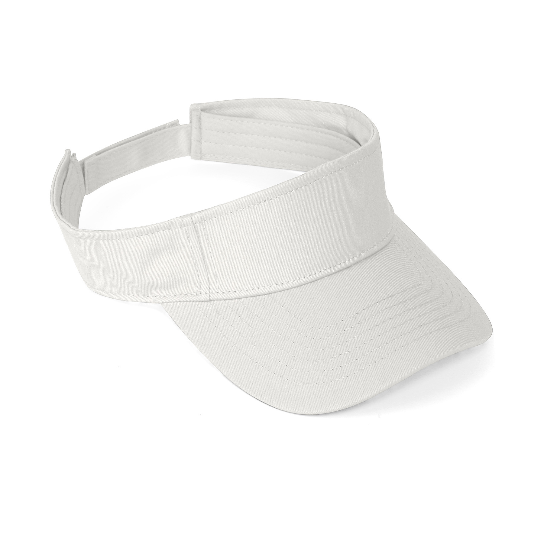 Structured Cotton Visor Hat