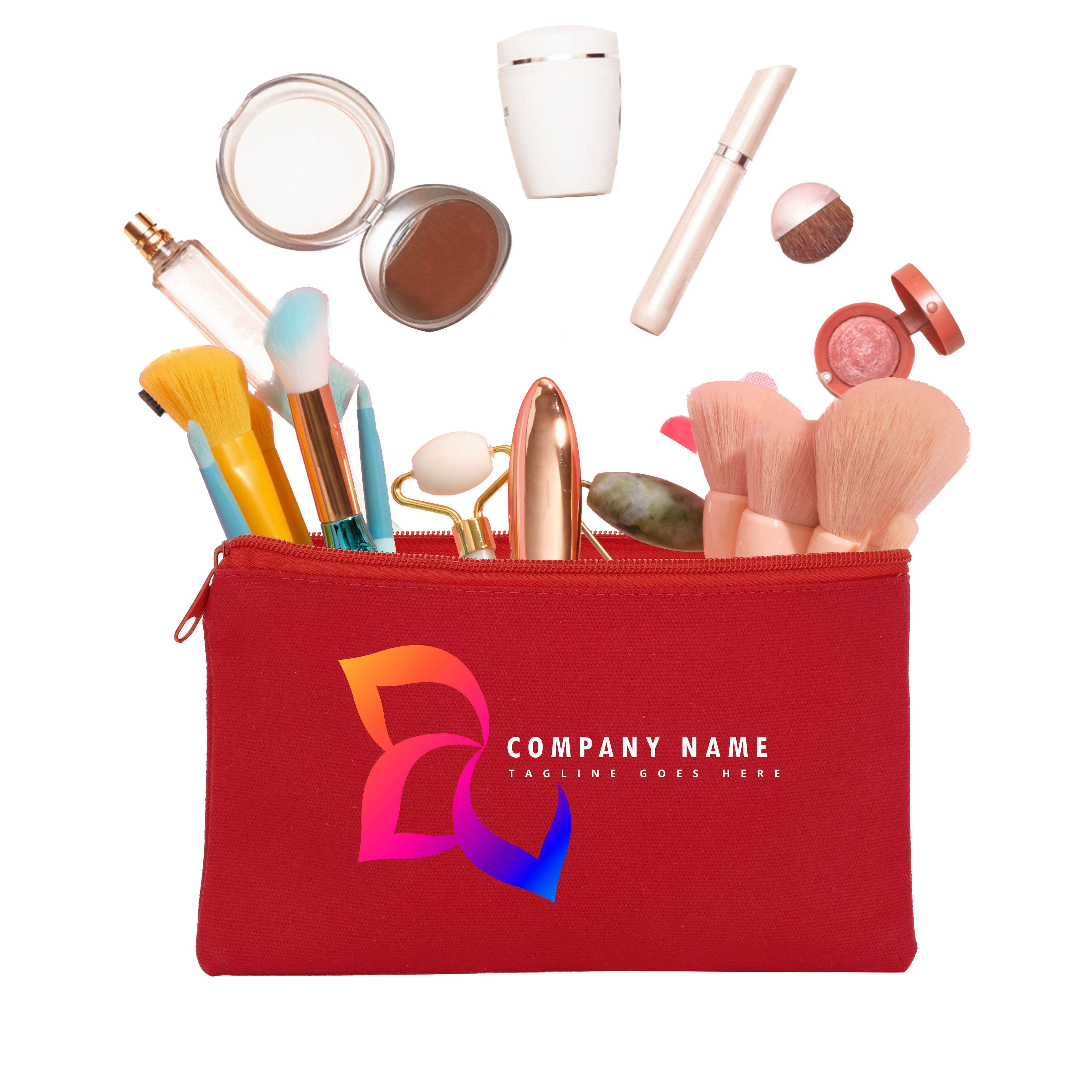 Multi-Use Canvas Beauty & Essentials Pouch