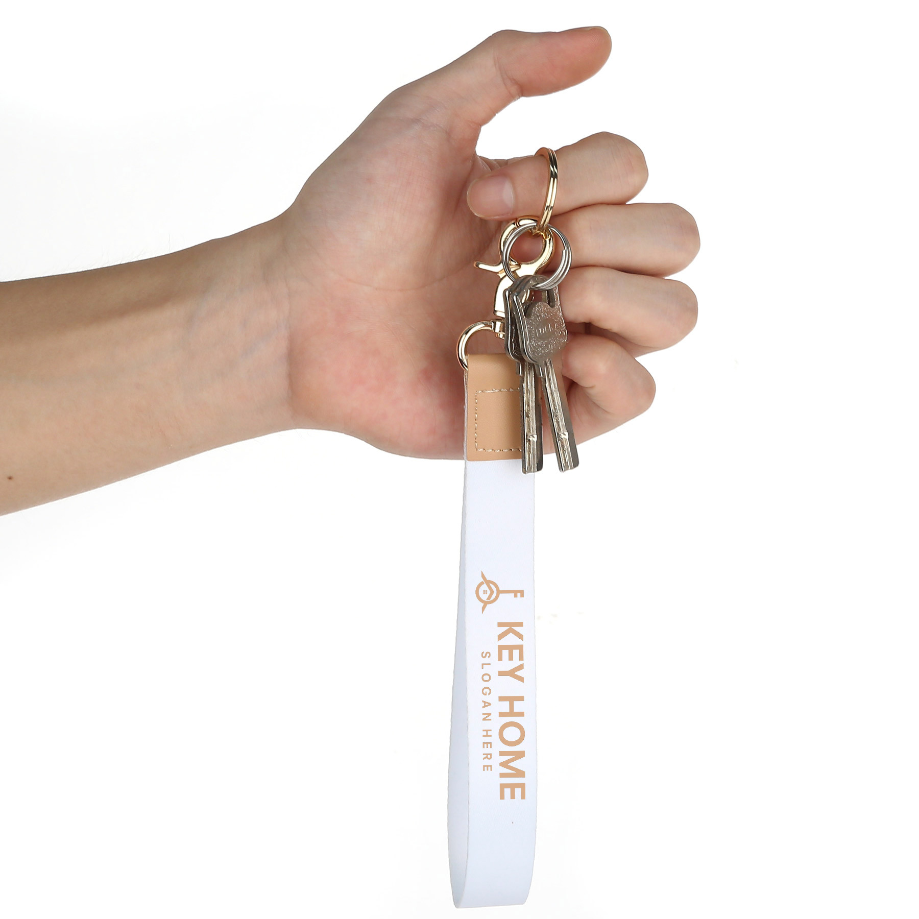 3/4" Sublimation Printed Key Holder Wristlet