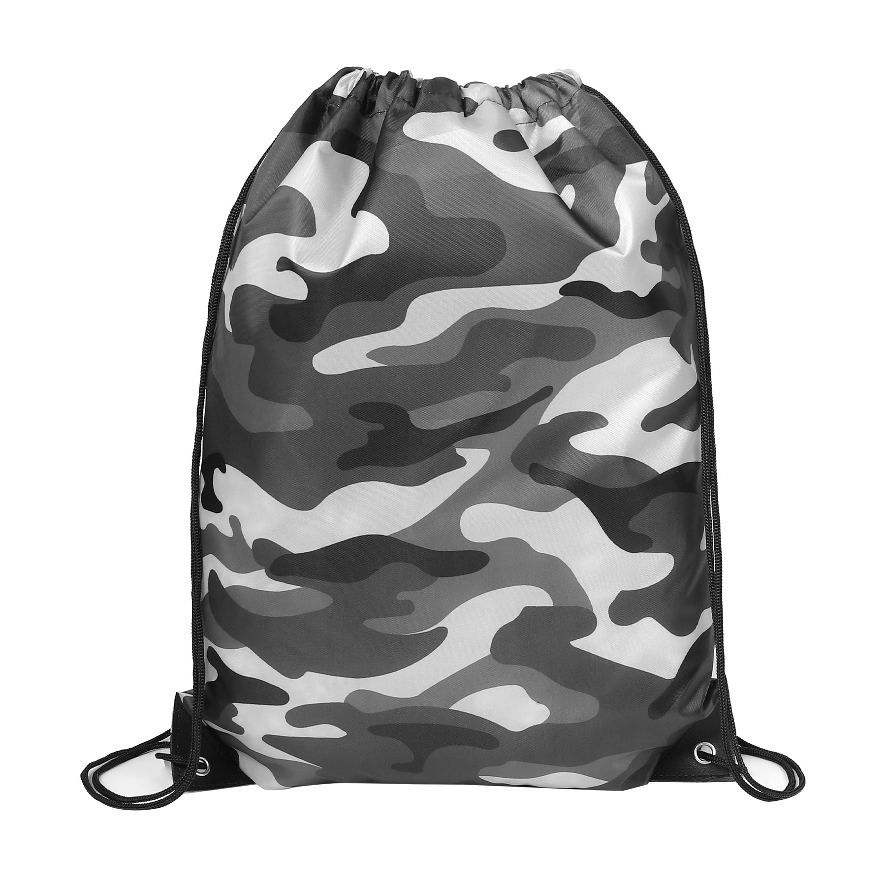 Waterproof 210D Camo Drawstring Backpack