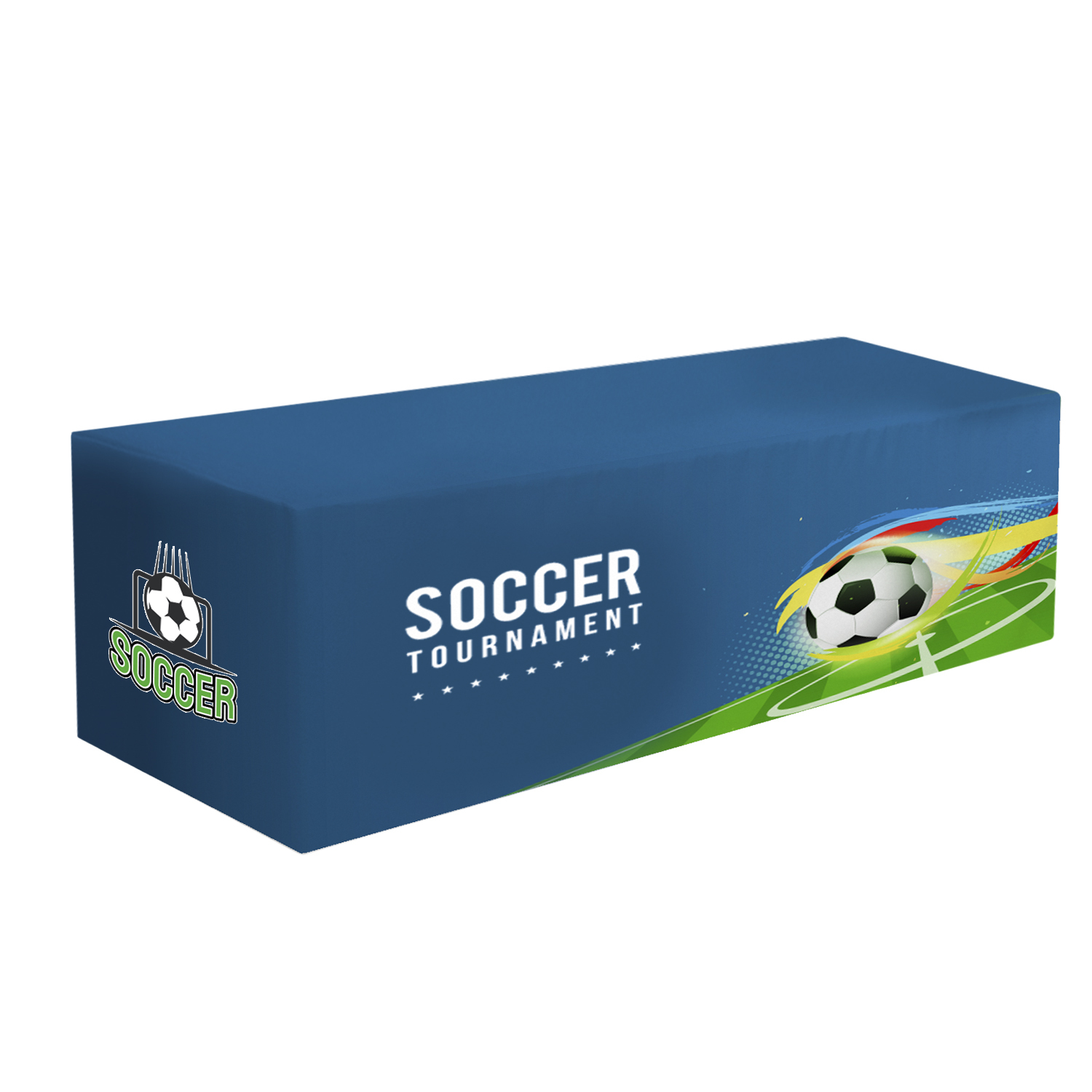 8' Premium Fitted Table Cover(Full Color Dye Sublimation)