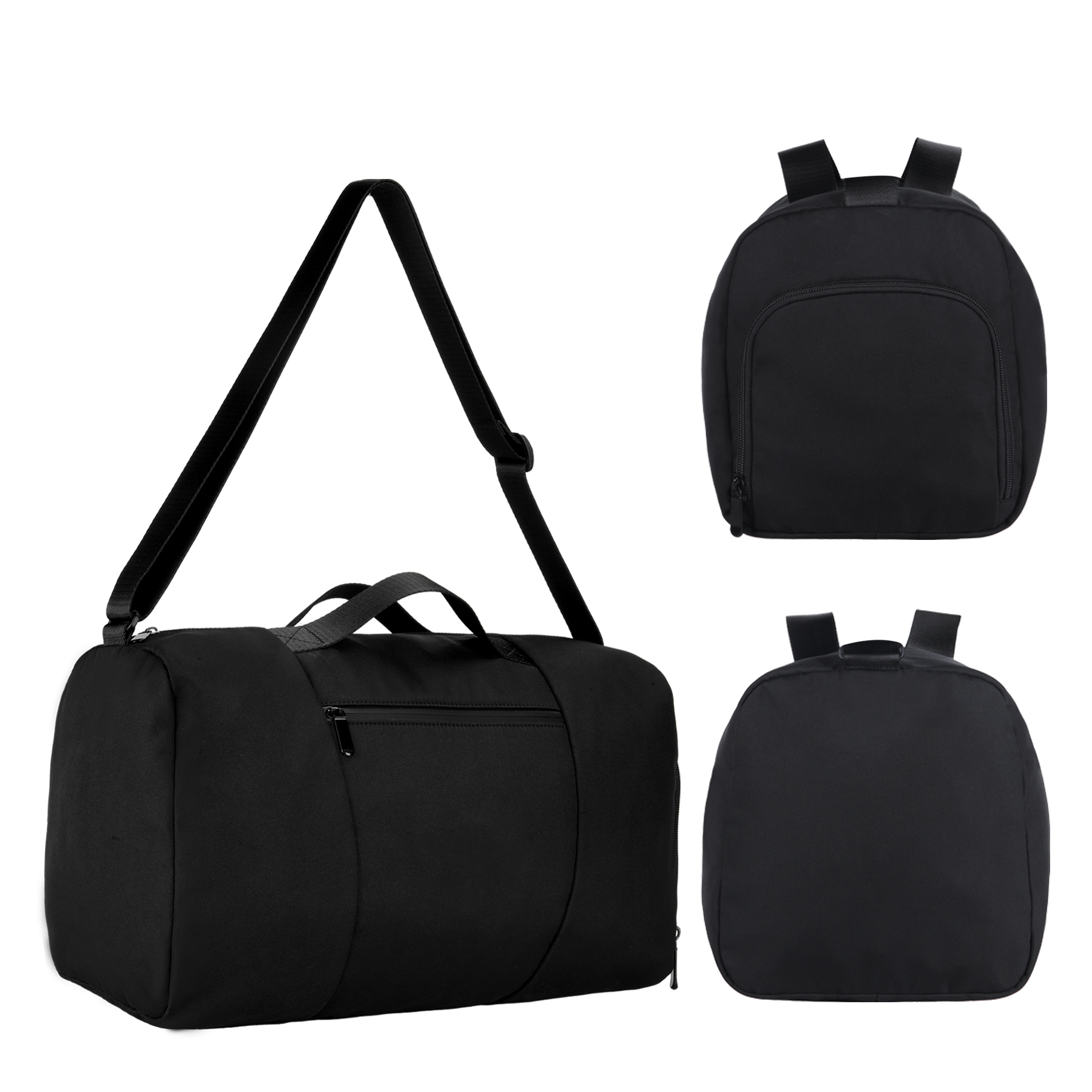High-End Gym Bag with Zippered Storage