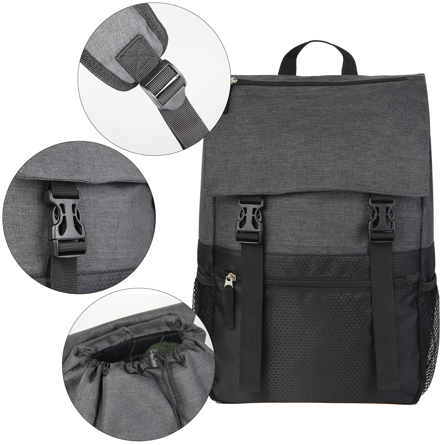 Rucksack Style Backpack