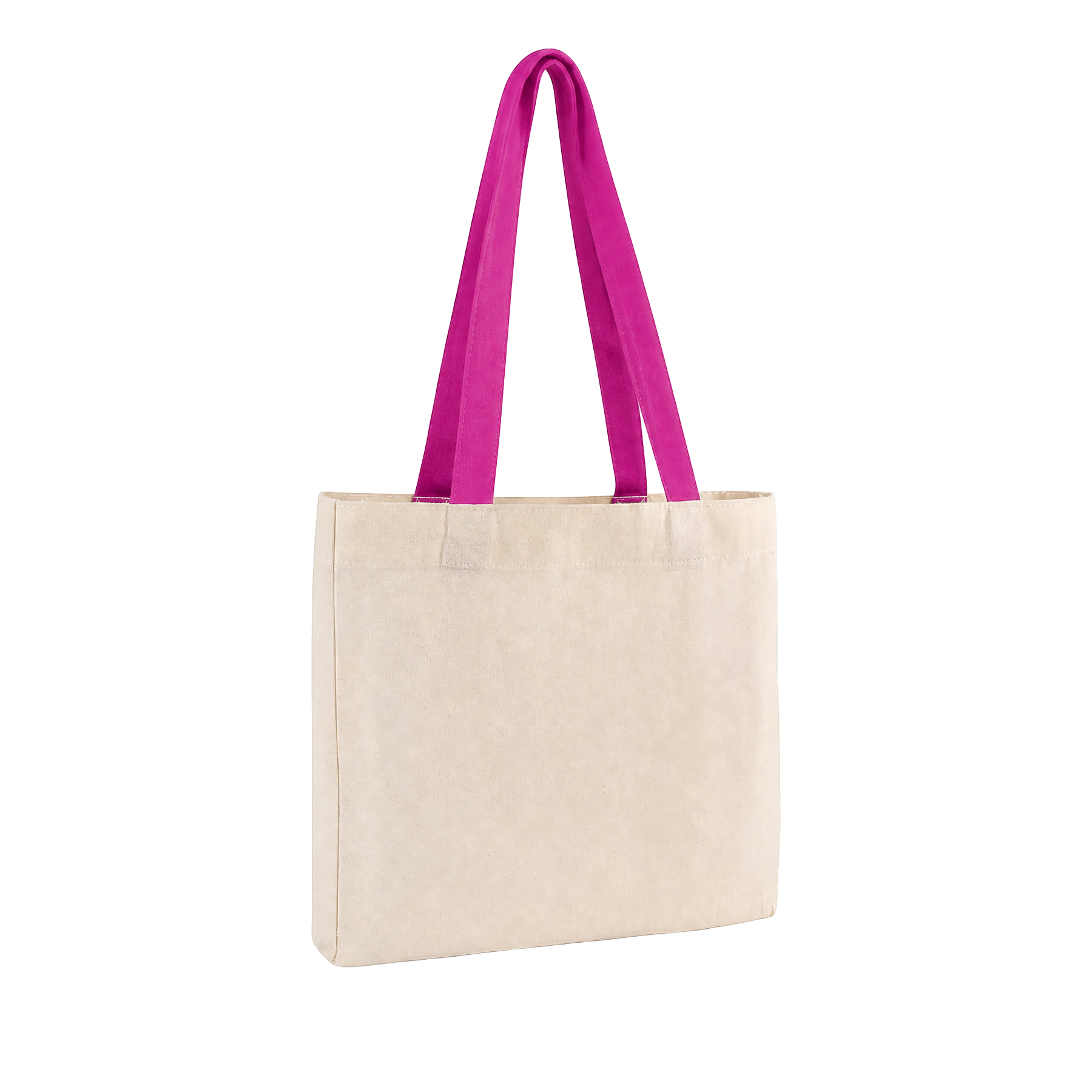 Colorful Cotton Tote w/Gusset