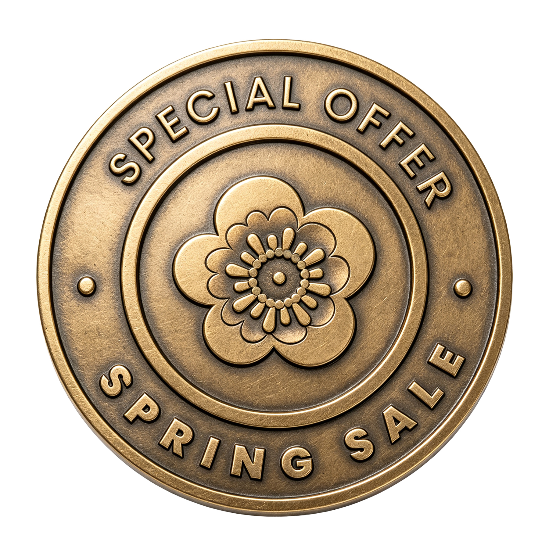 Custom-Formed Metal Commemorative Coin