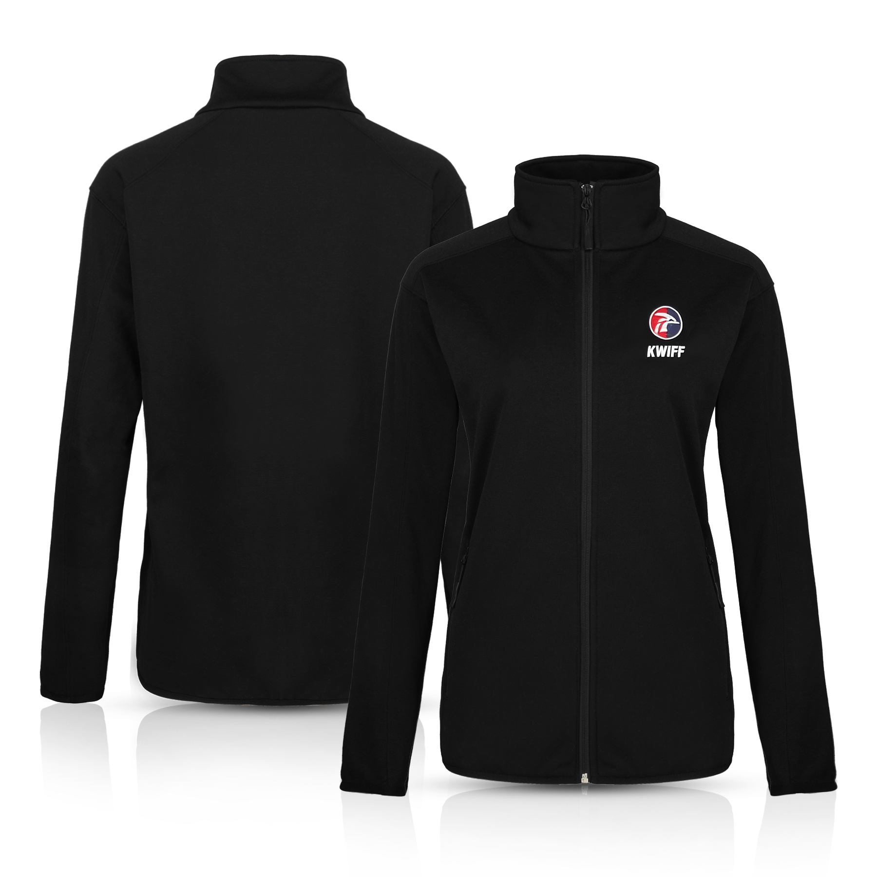 Women's Heathered Sweater Fleece Jacket