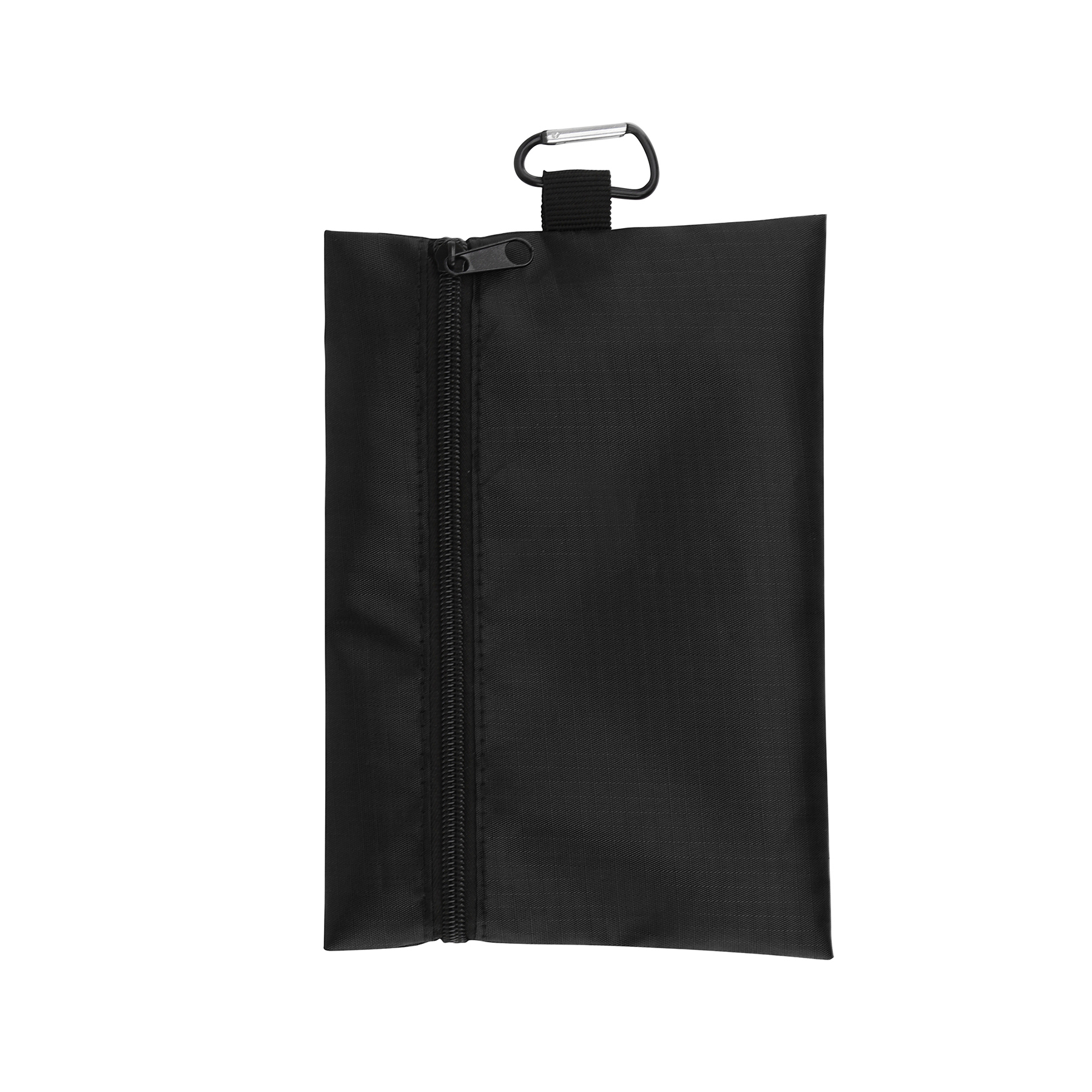 Ripstop Zippered Utility Pouch with Carabiner – 6" x 8.5"