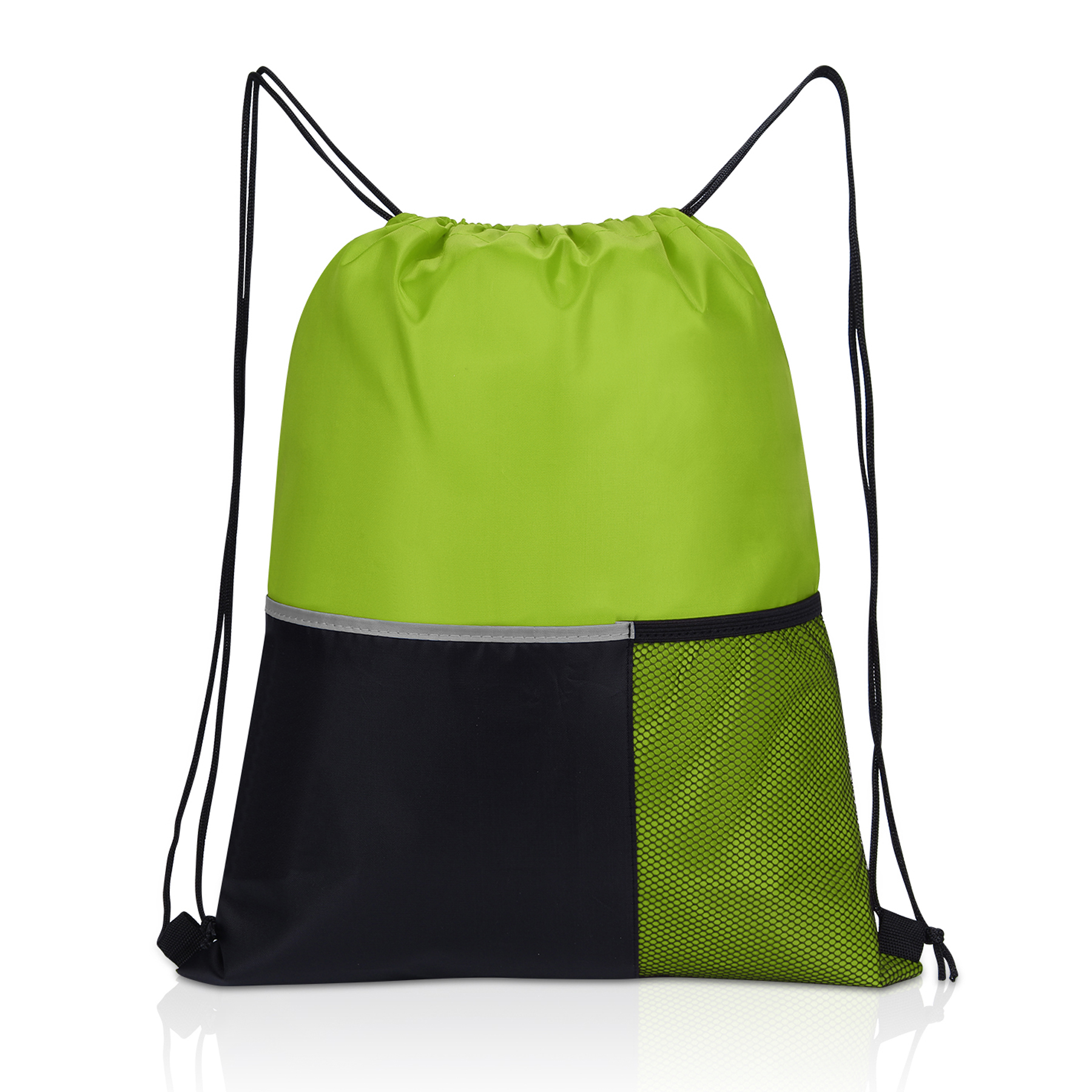 Dual Pocket Drawstring Bag
