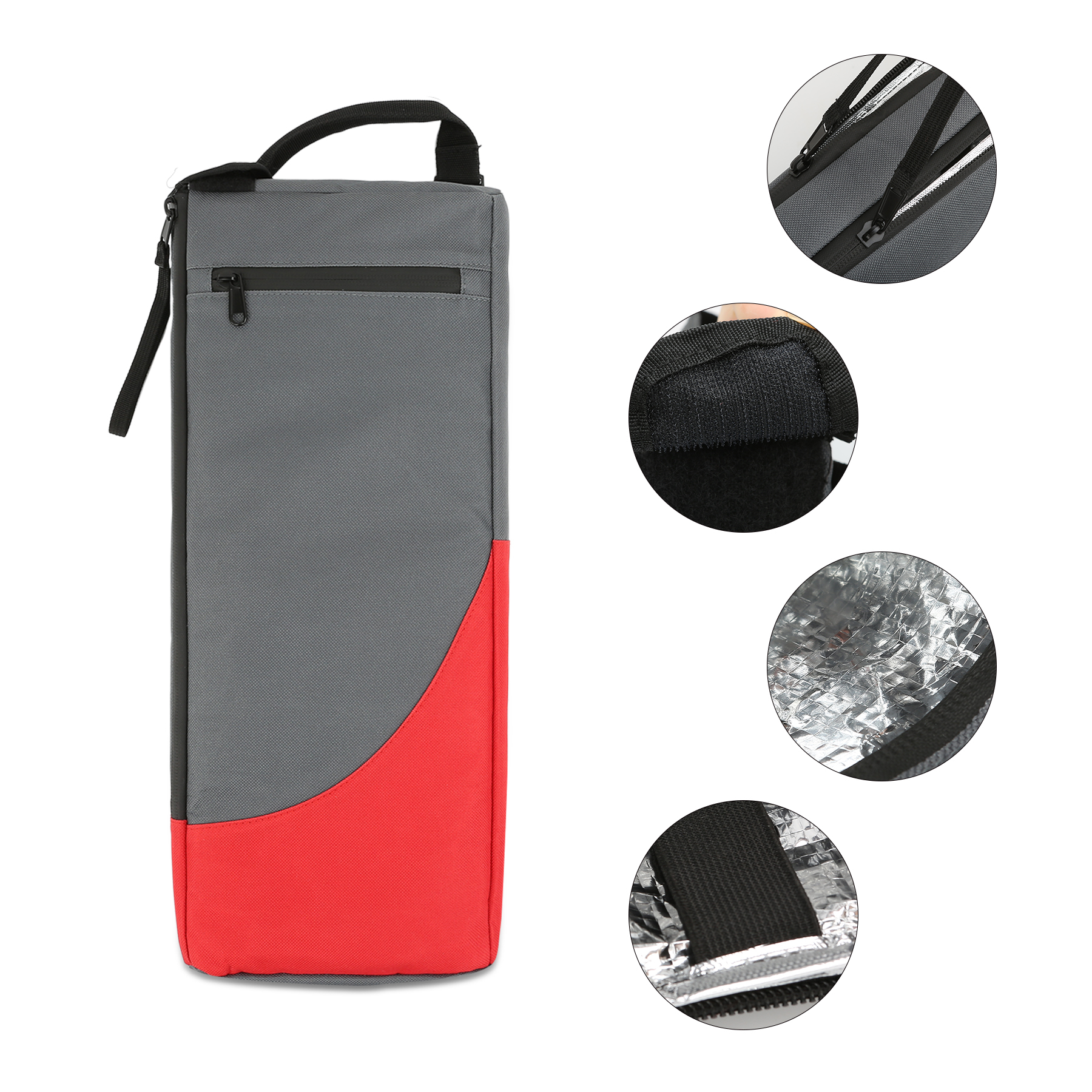 Insulated 6 Can Golf Cooler With Shoulder Strap