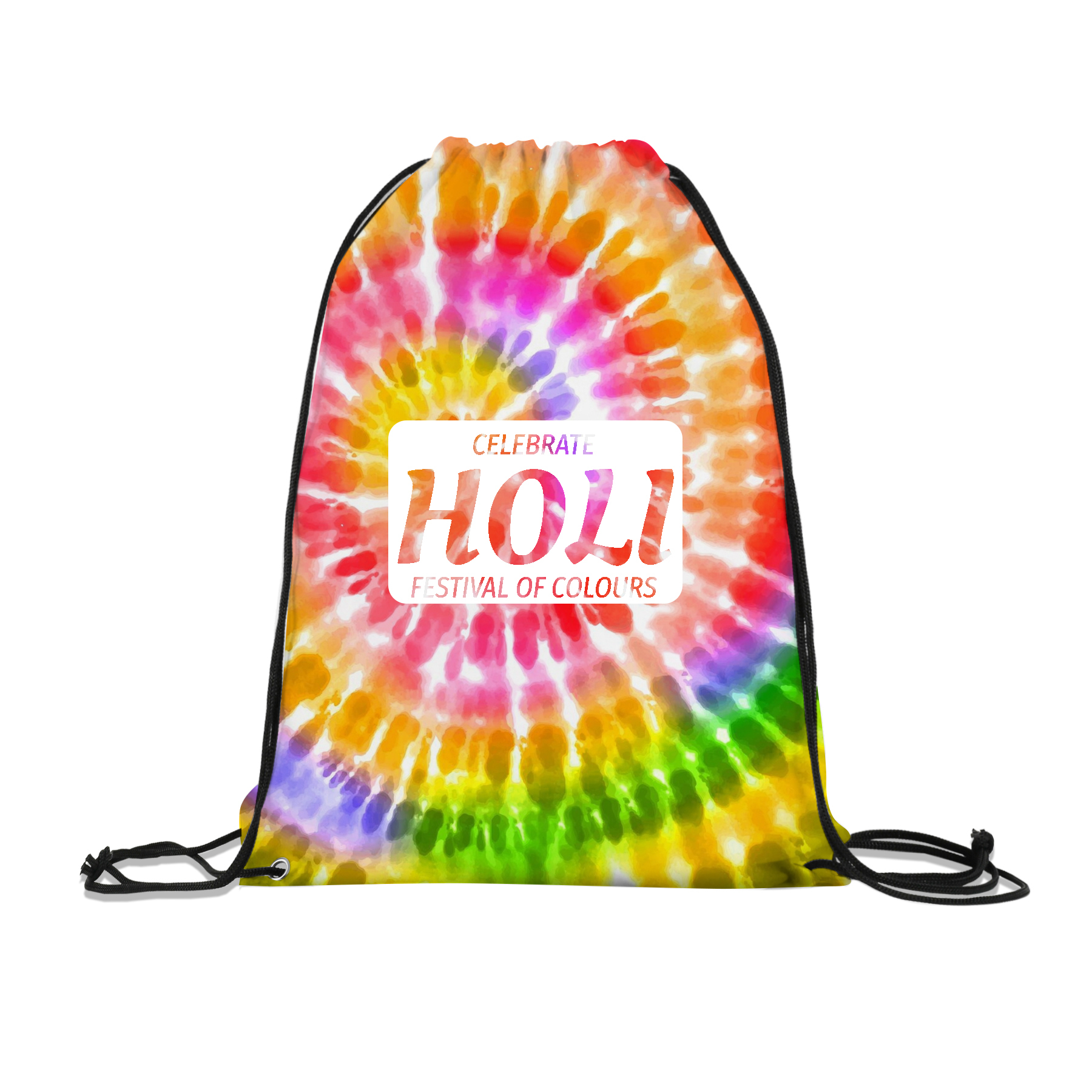 14" x 17" Dye-Sublimated Drawstring Bag