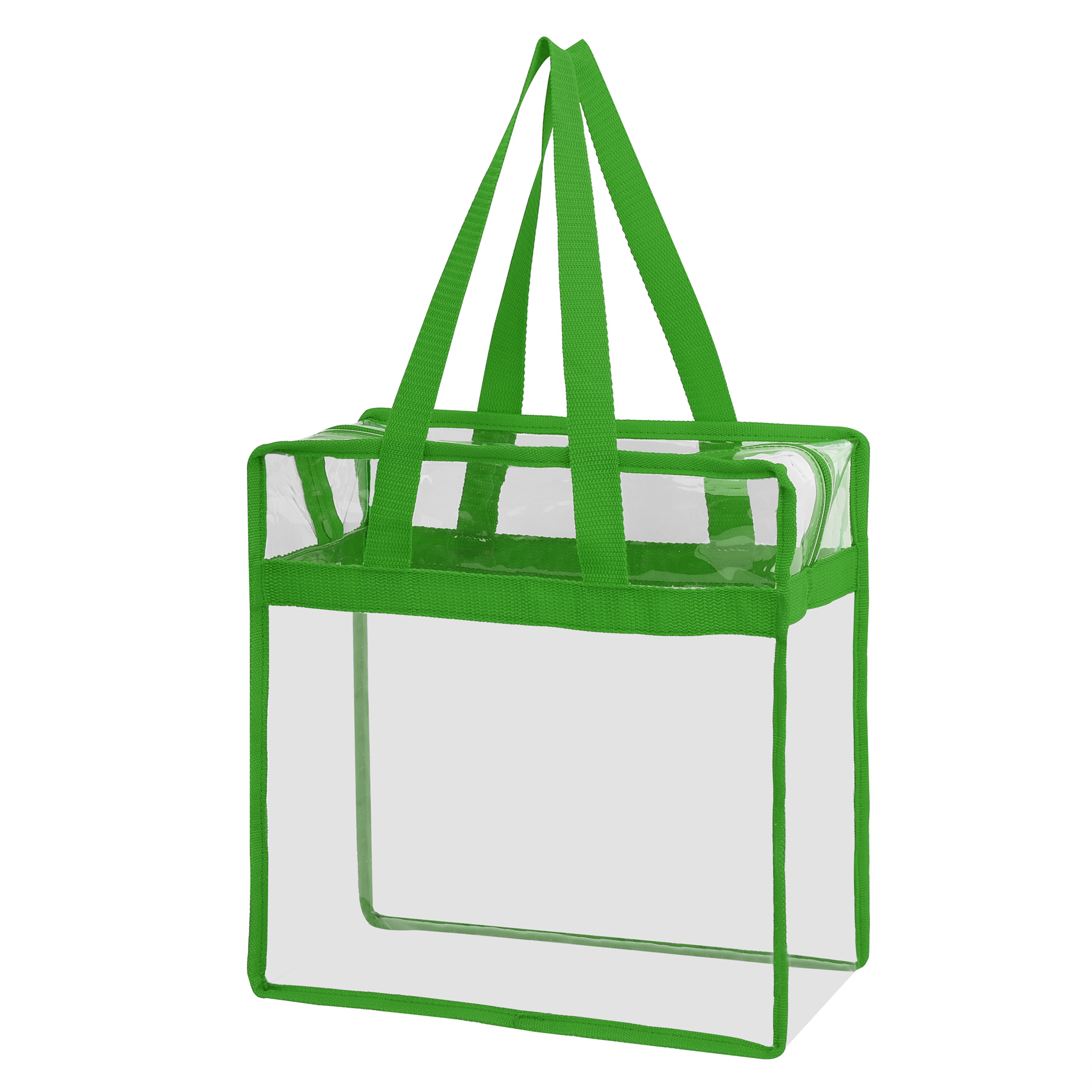 Stadium Approved  Transparent Zipper Tote Bag