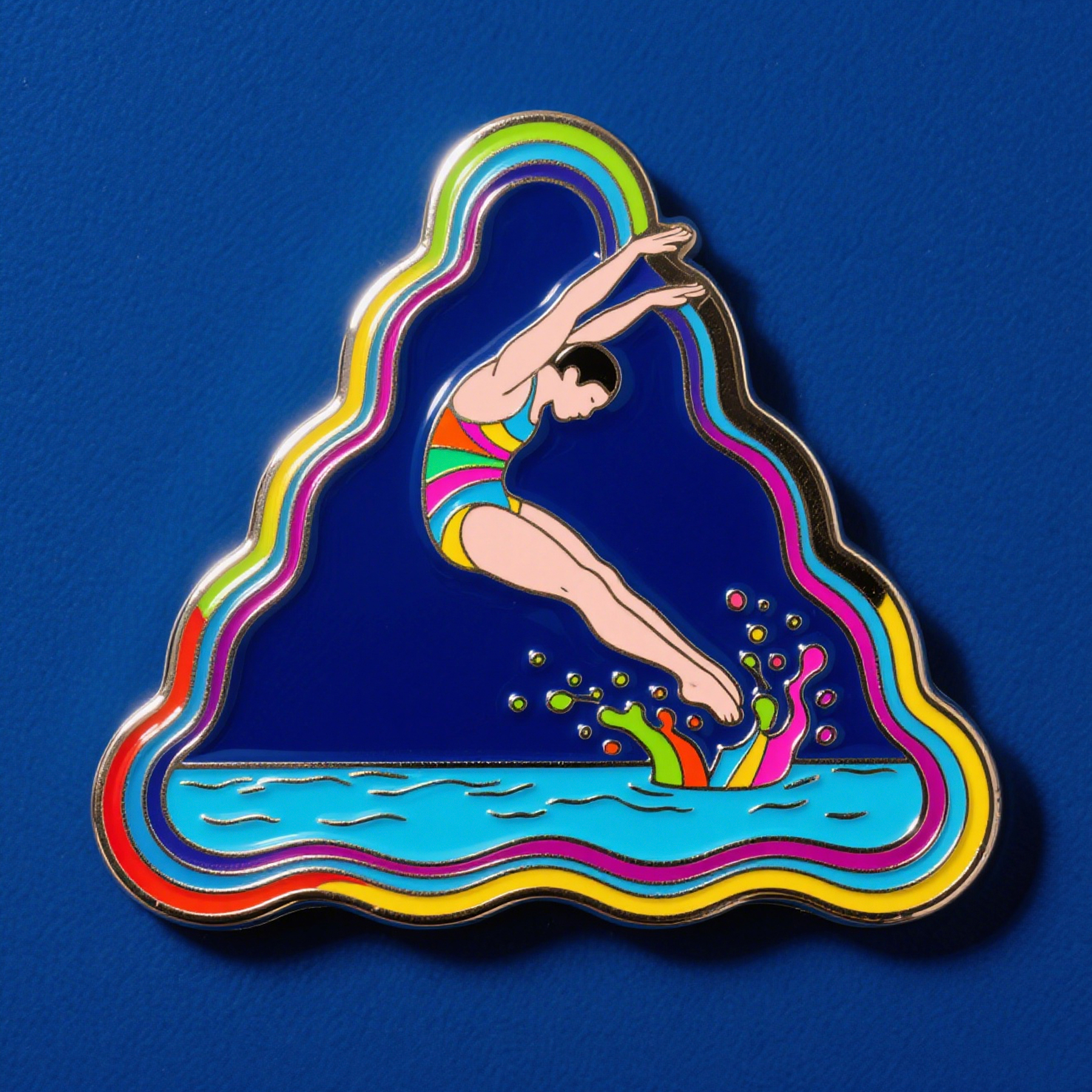 1" Die-Struck Soft Enamel Pin – Custom Design