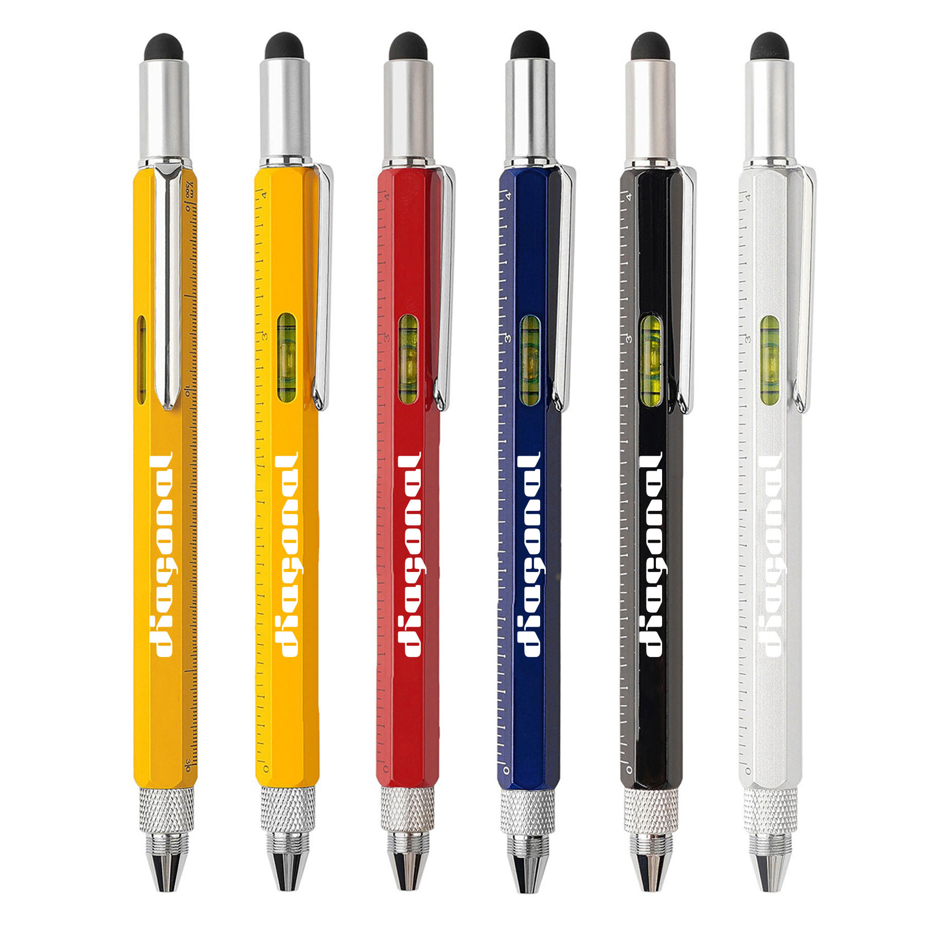 6-Function Universal Stylus Tool Pen
