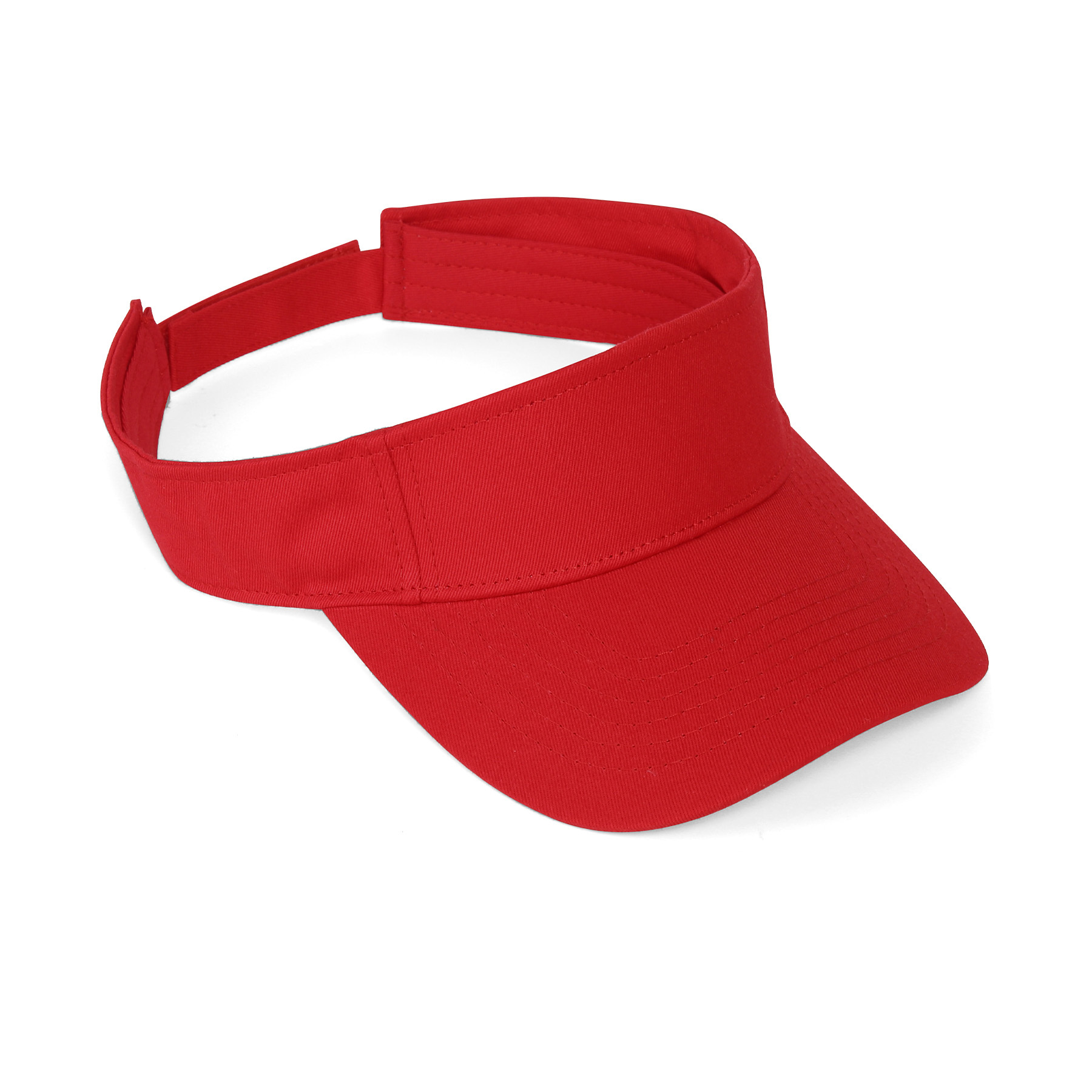 Structured Cotton Visor Hat