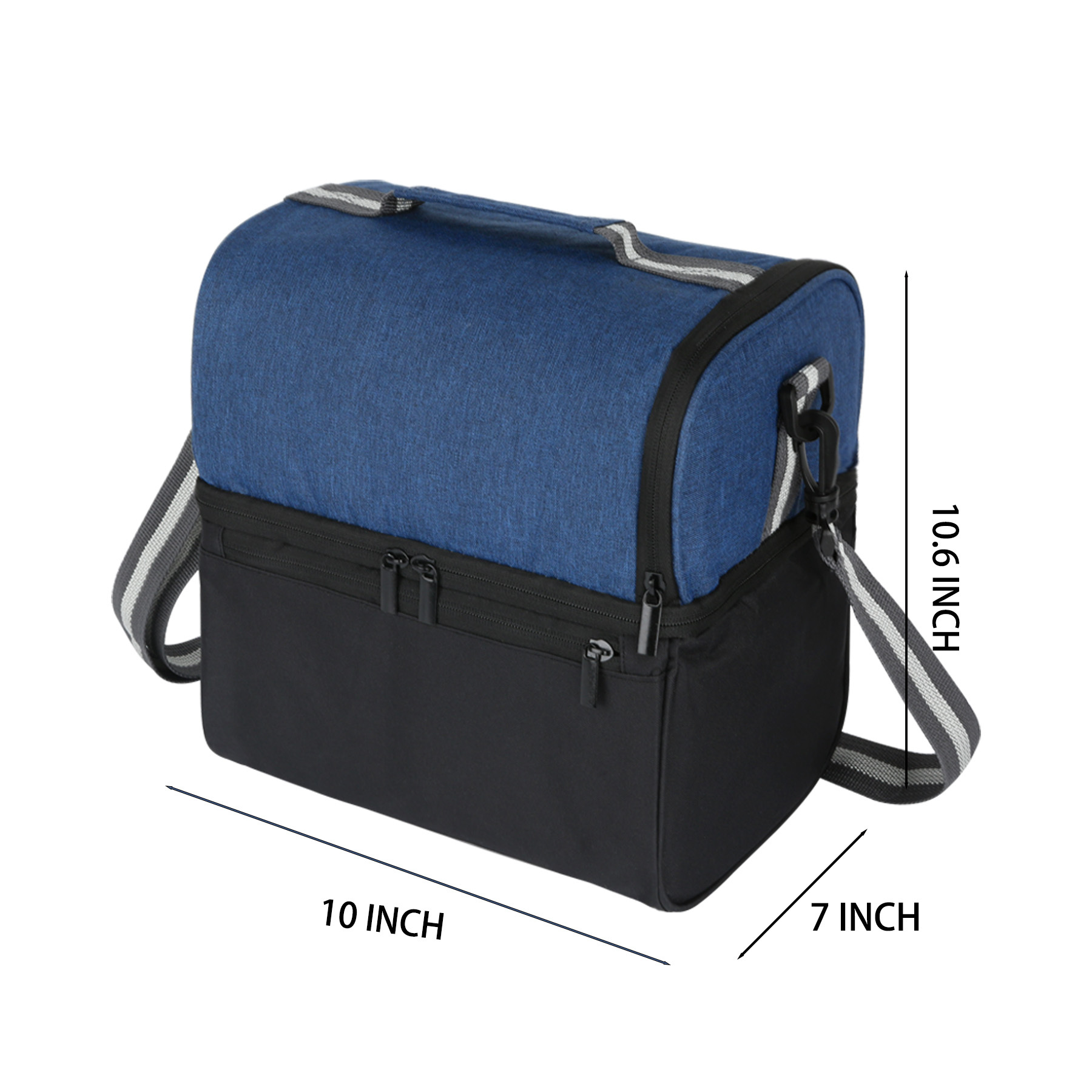14 Can Dual Compartment Lunch Cooler
