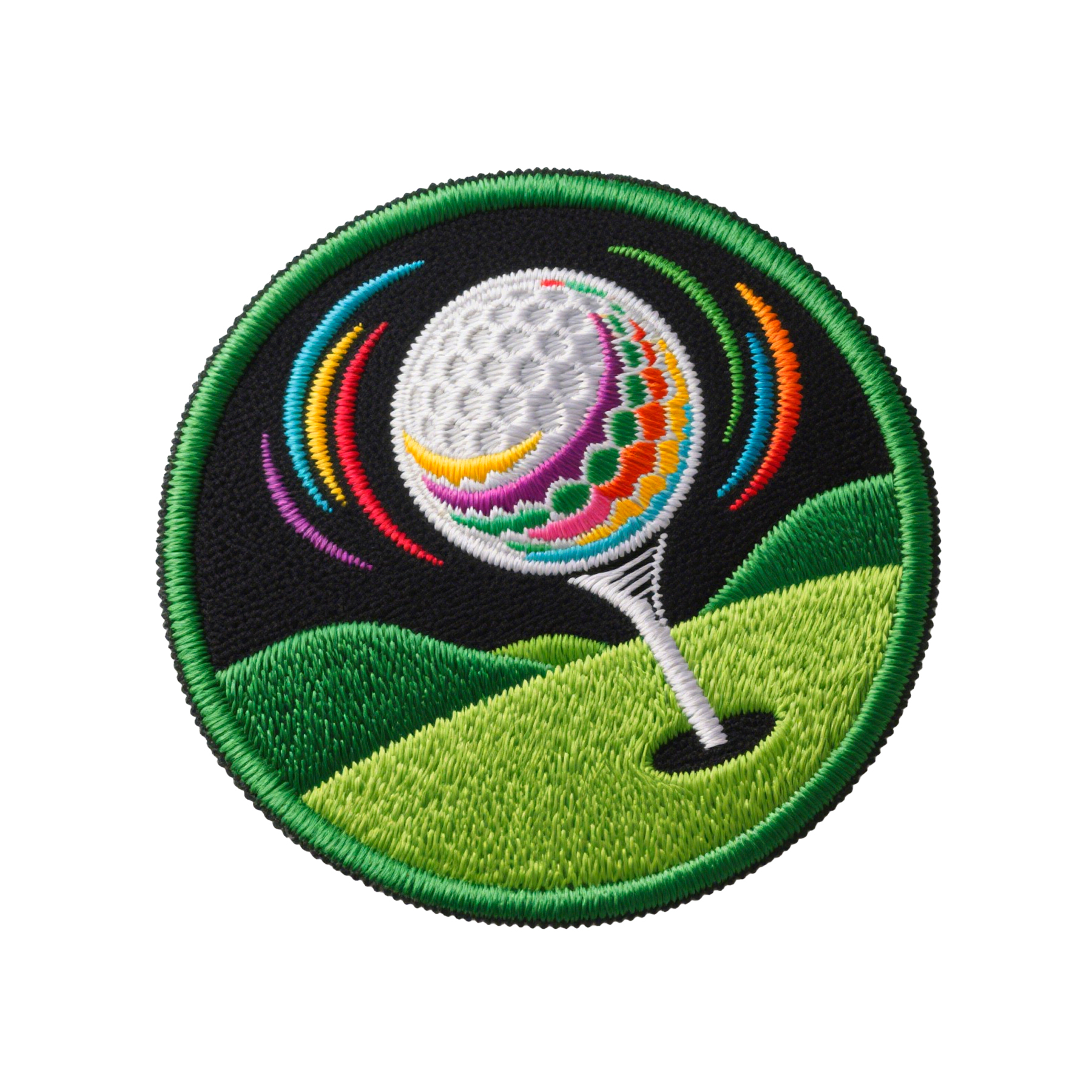 3" Embroidered Patch / 100% Thread Coverage