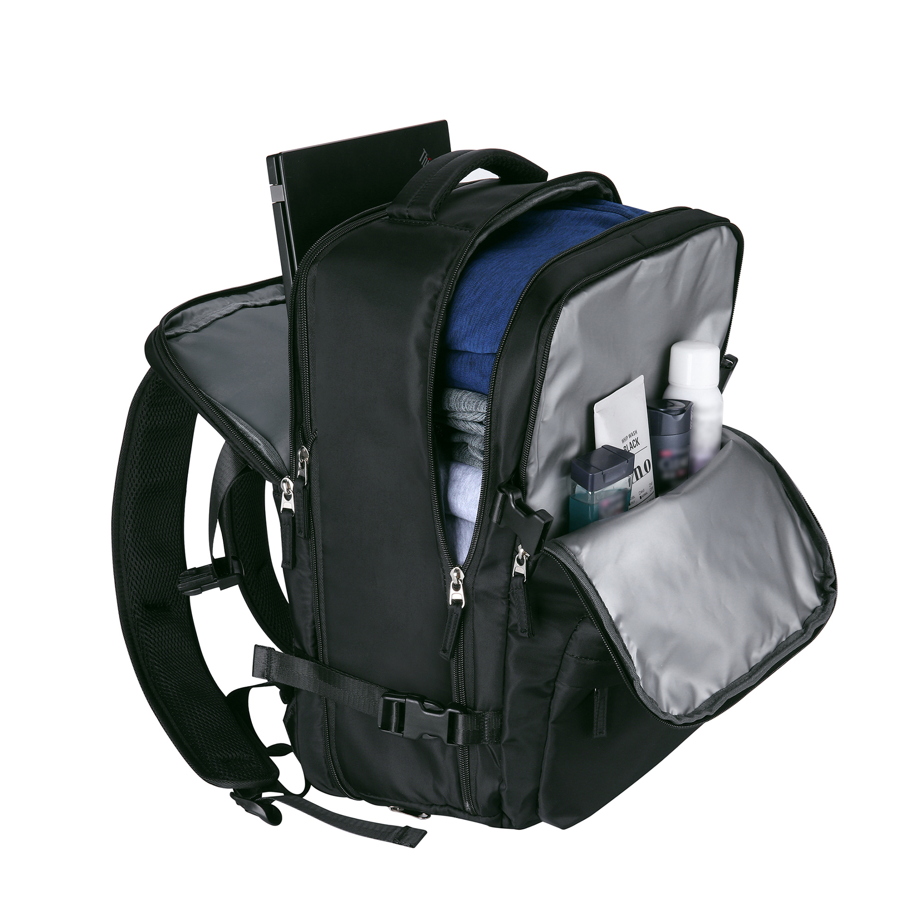 Expandable Extra-Large Flight-Approved Carry-On Backpack