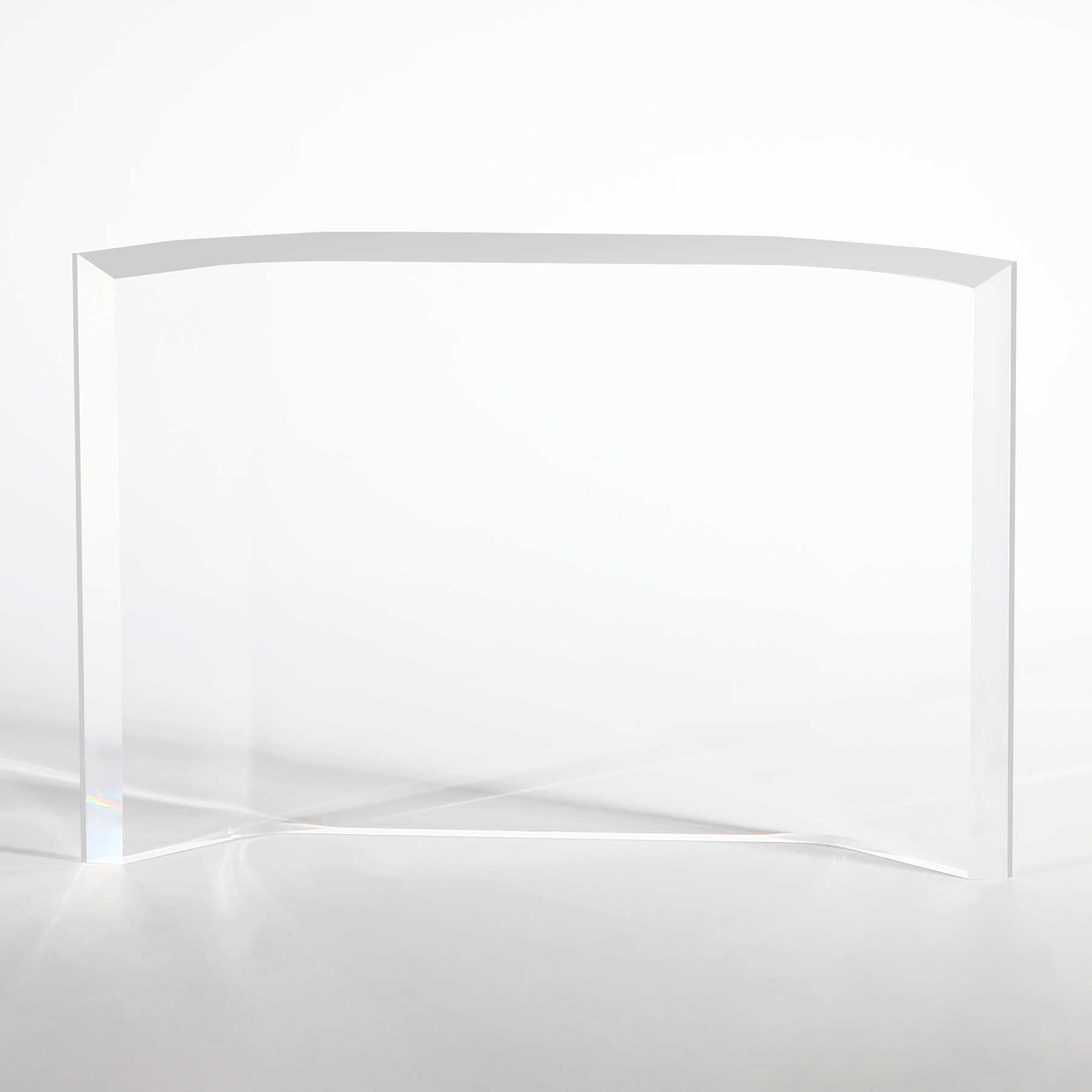 Freestanding Curved Acrylic Award Frame: Personalized
