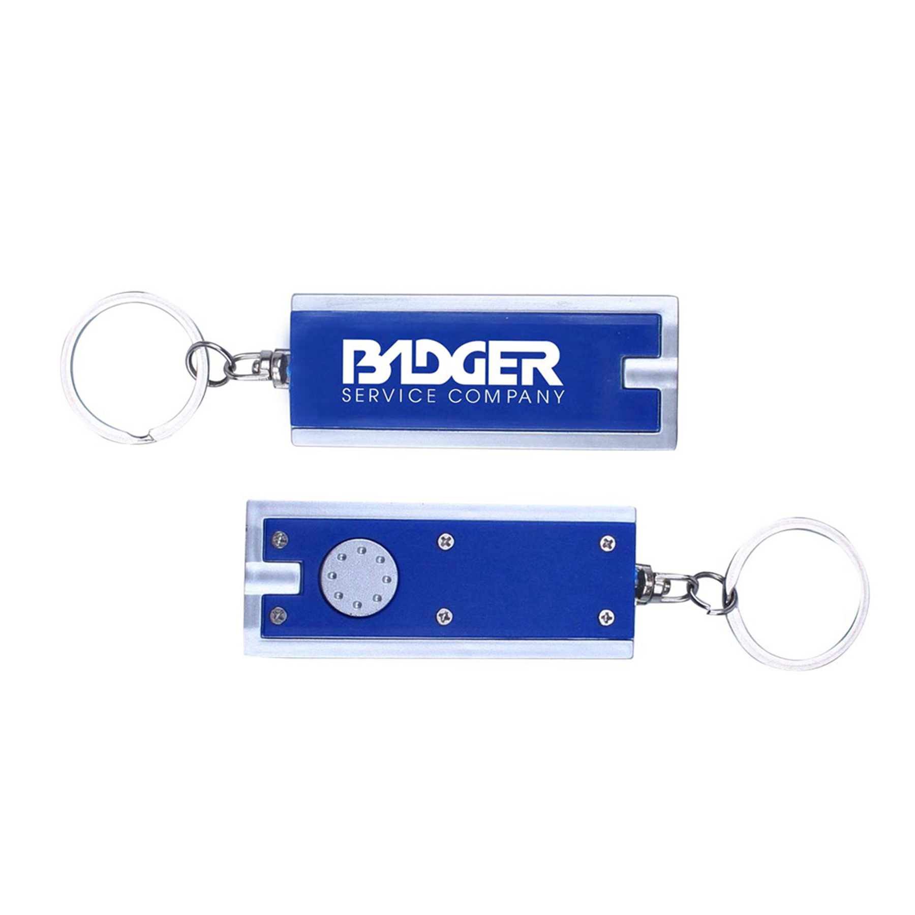 Ultra-Bright LED Flashlight With Swivel Key Chain