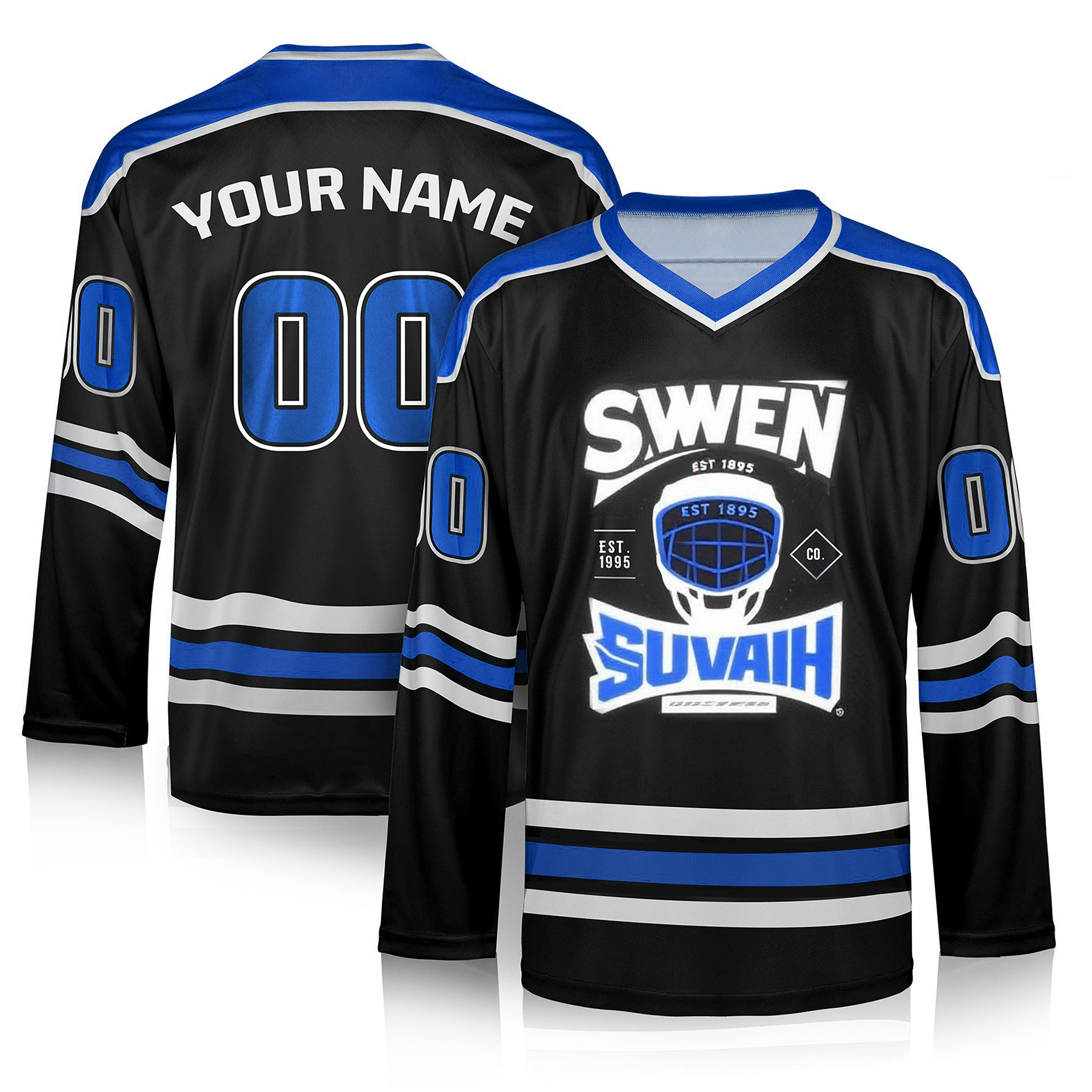 Personalized Full-Color Dye-Sublimated Hockey Jersey