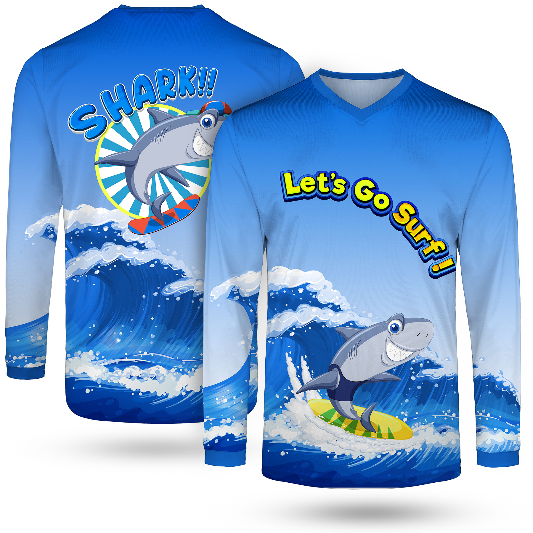 Fishing Long - Sleeve Shirt with UPF 50+ Custom Design