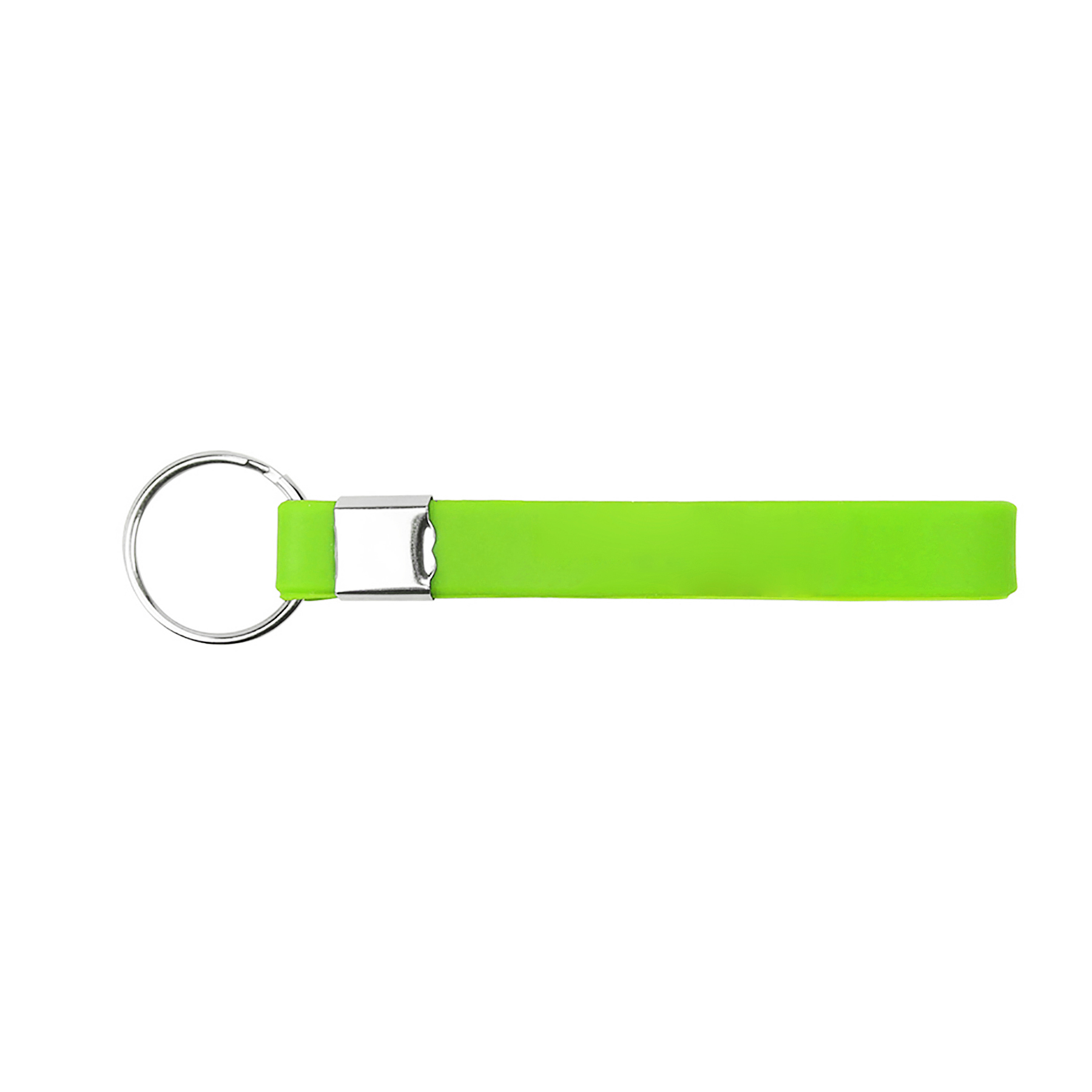Printed Silicone Wristband Keychain