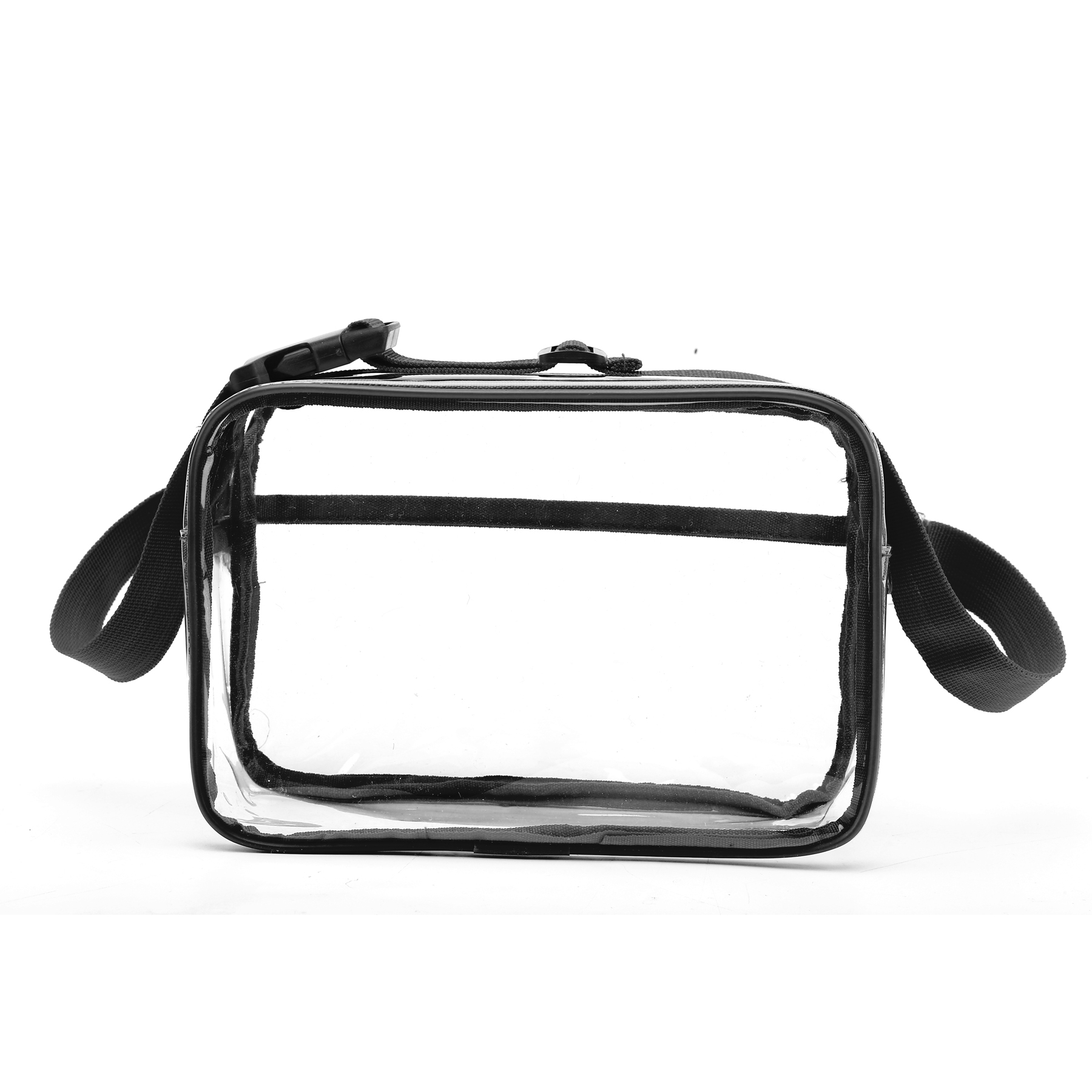 Clear PVC Fanny Pack with 2 Zippered Pockets