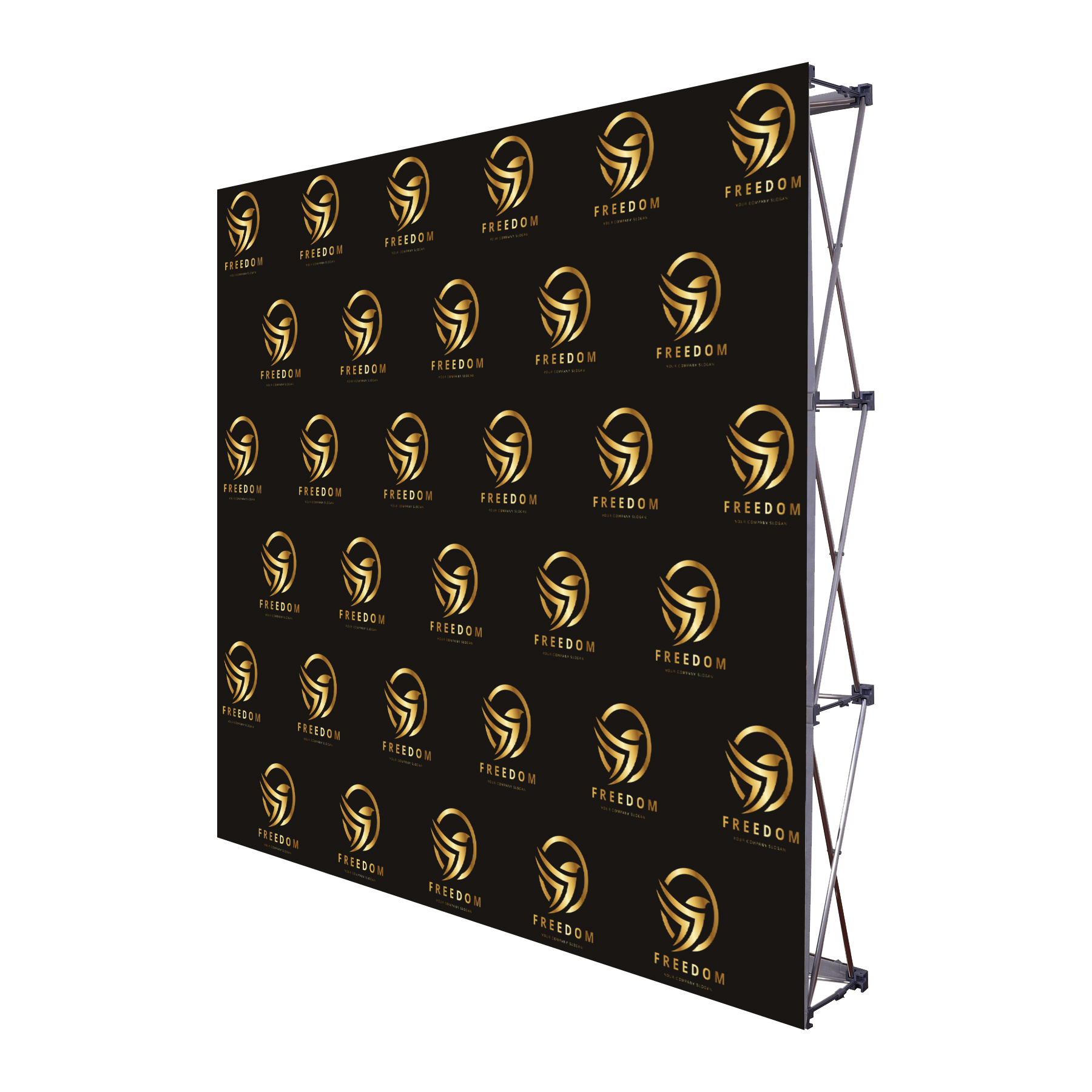8ft Instant Straight Backdrop Display System