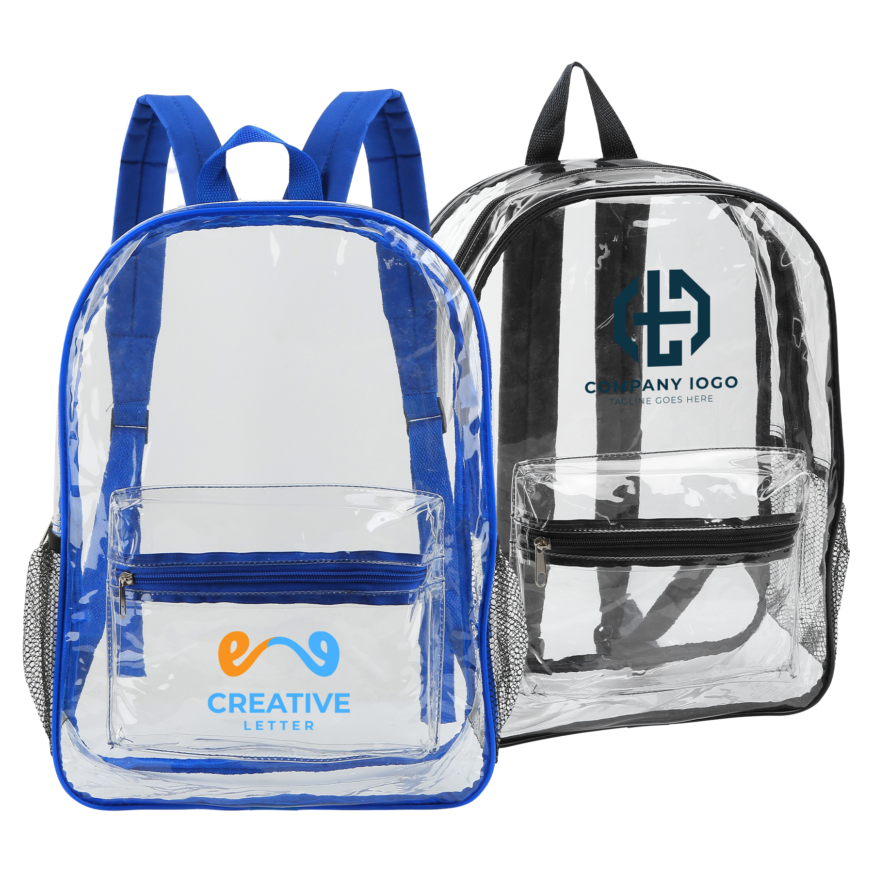Security Transparent PVC Backpack