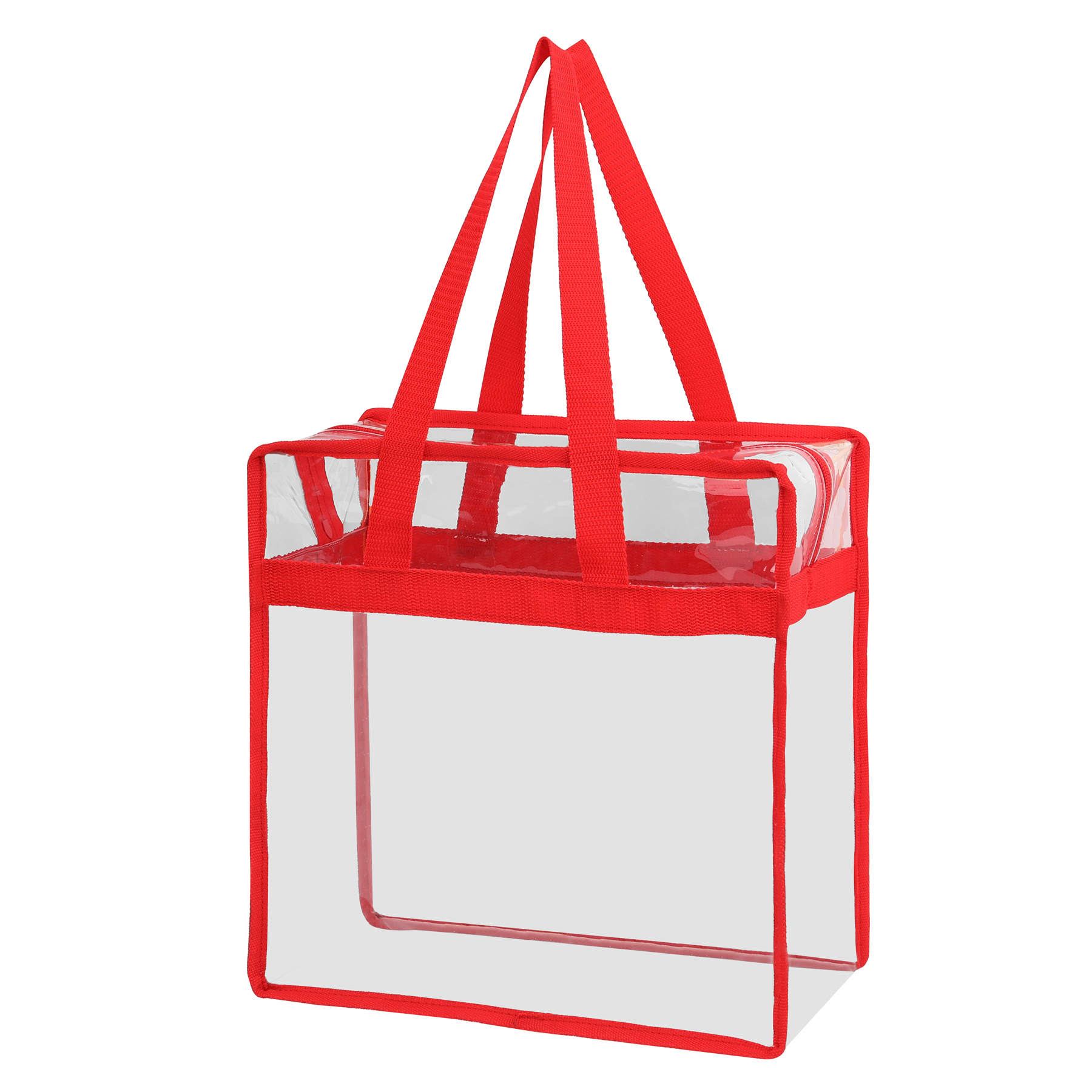 Stadium Approved  Transparent Zipper Tote Bag