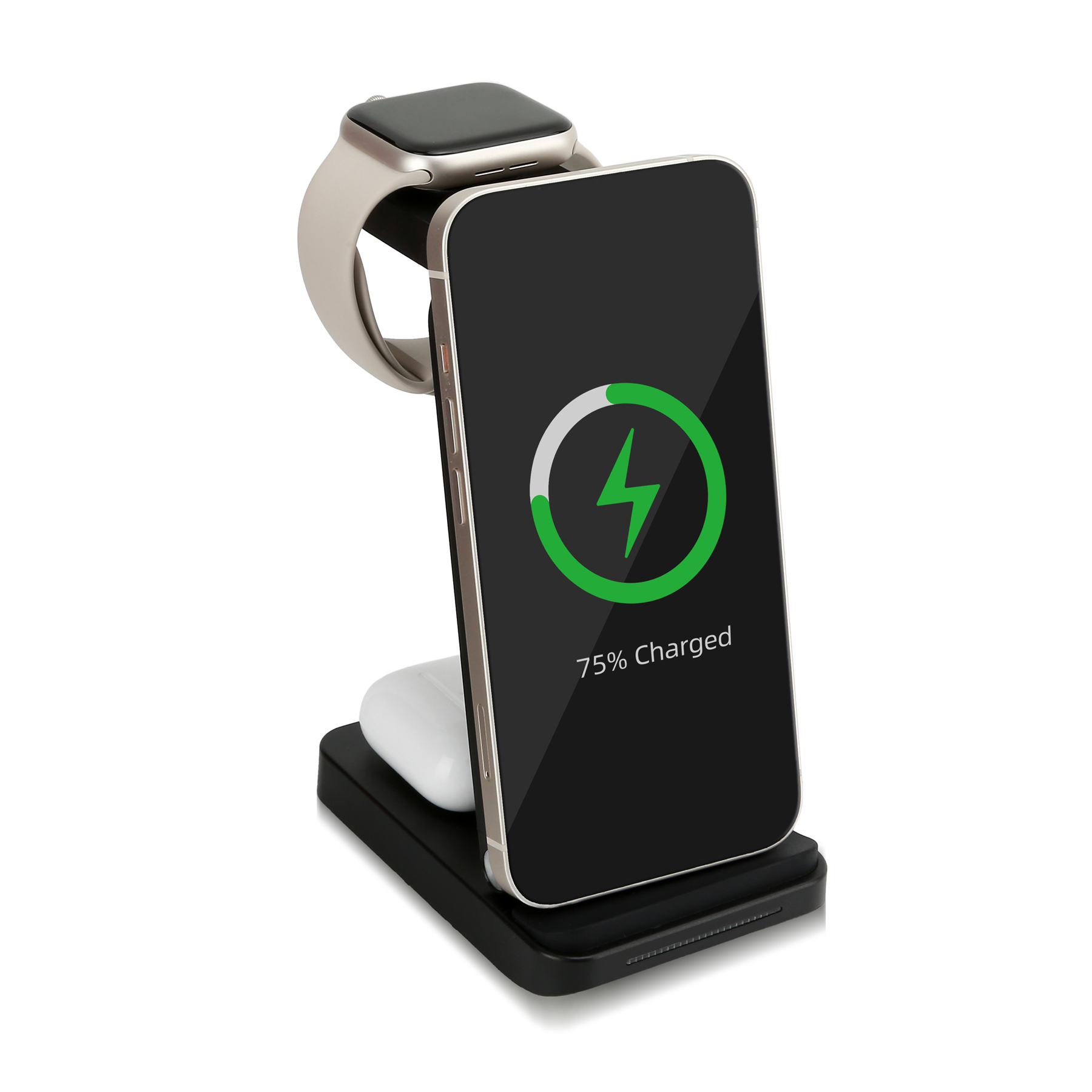15W 3 - in - 1 Wireless Charging Stand
