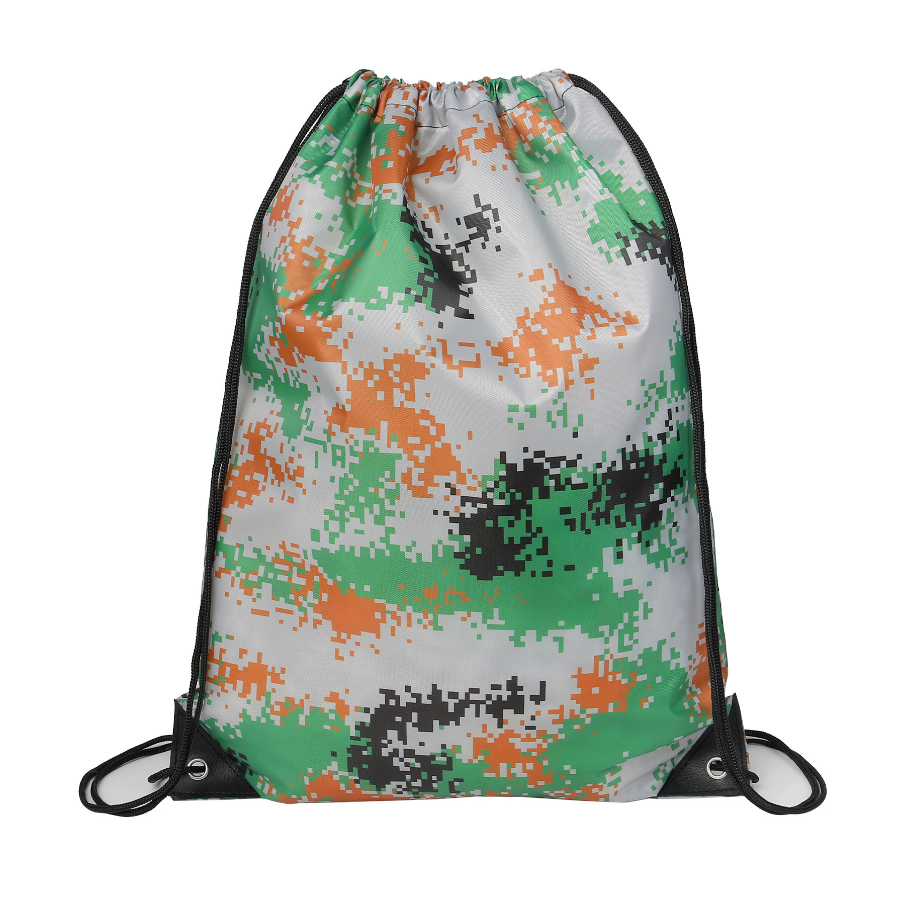 Waterproof 210D Camo Drawstring Backpack