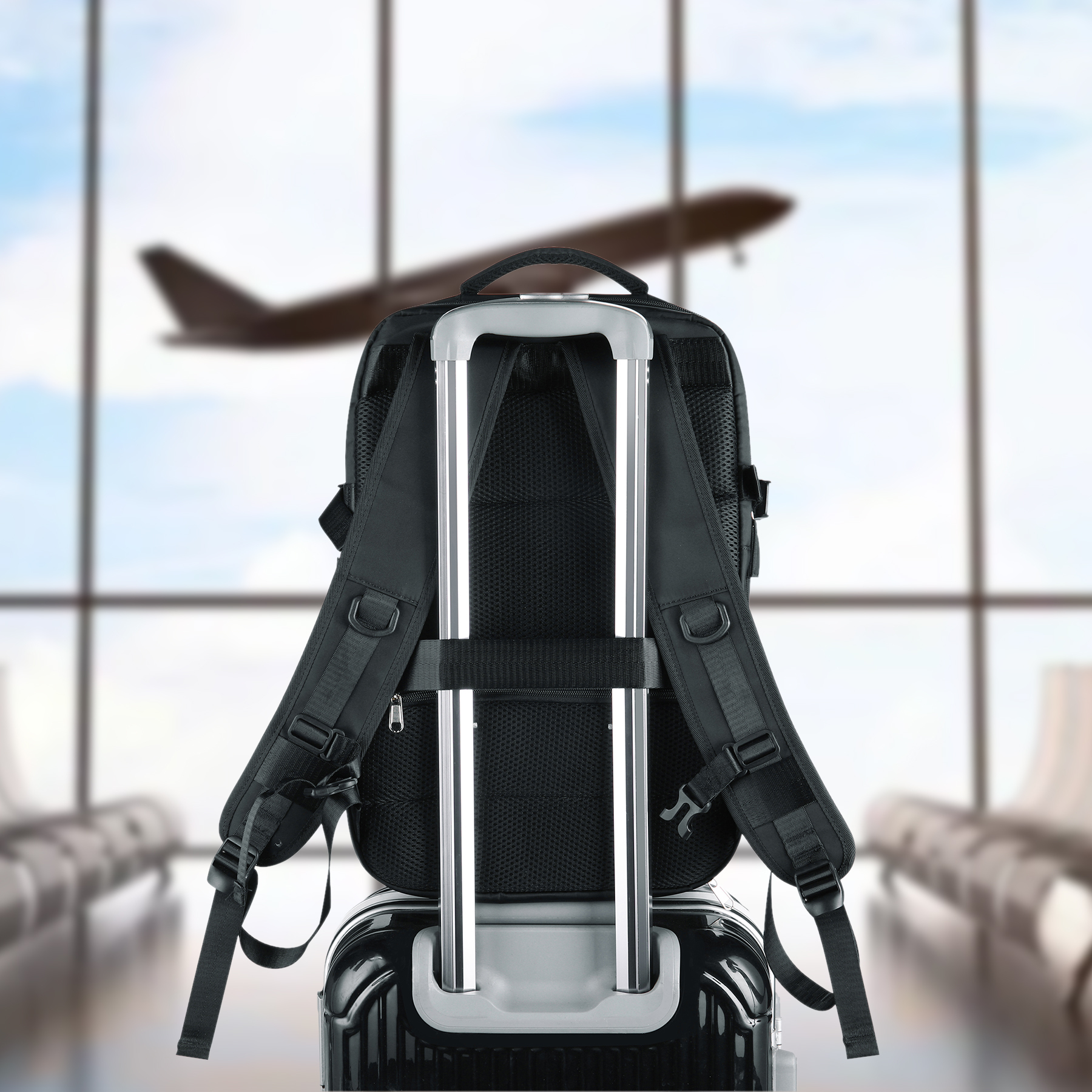 Expandable Extra-Large Flight-Approved Carry-On Backpack