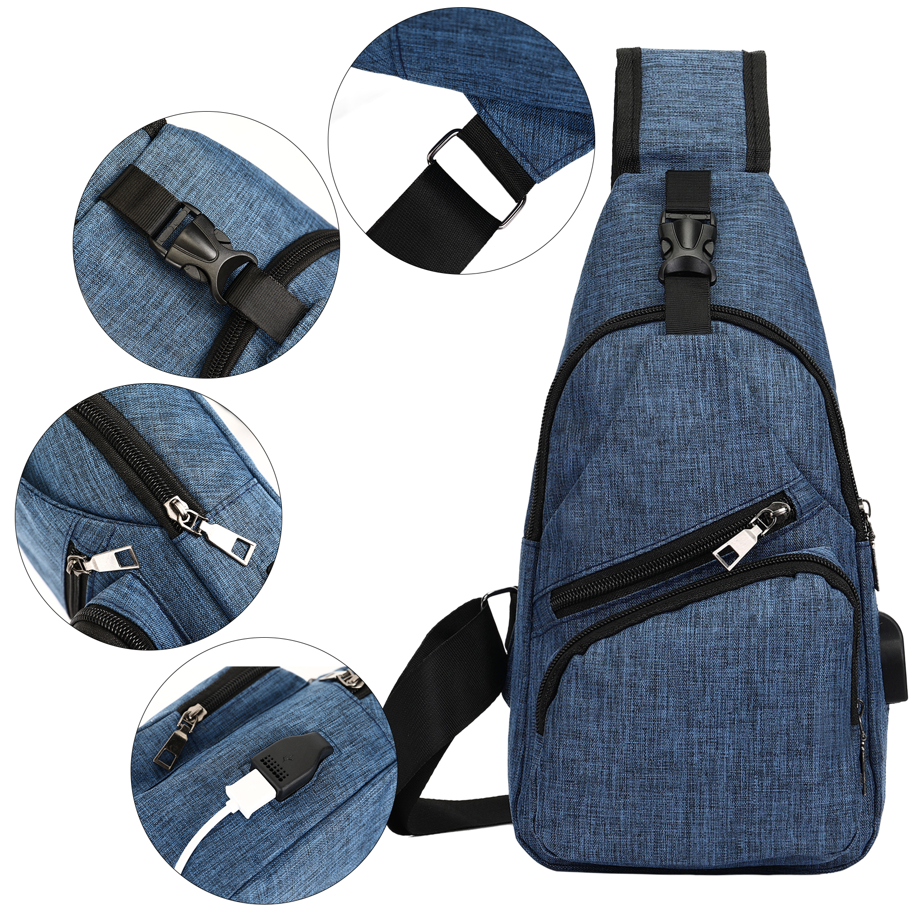 Polyester Sling Backpack