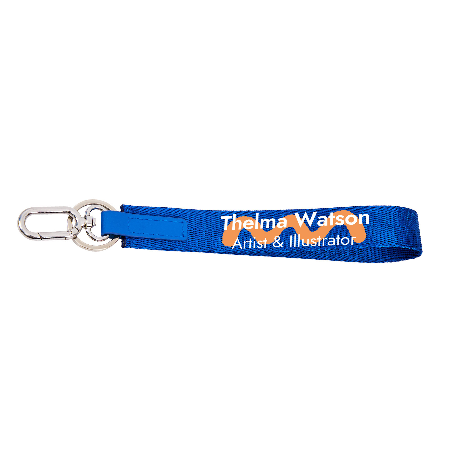 Polyester Braided Key Ring Lanyard