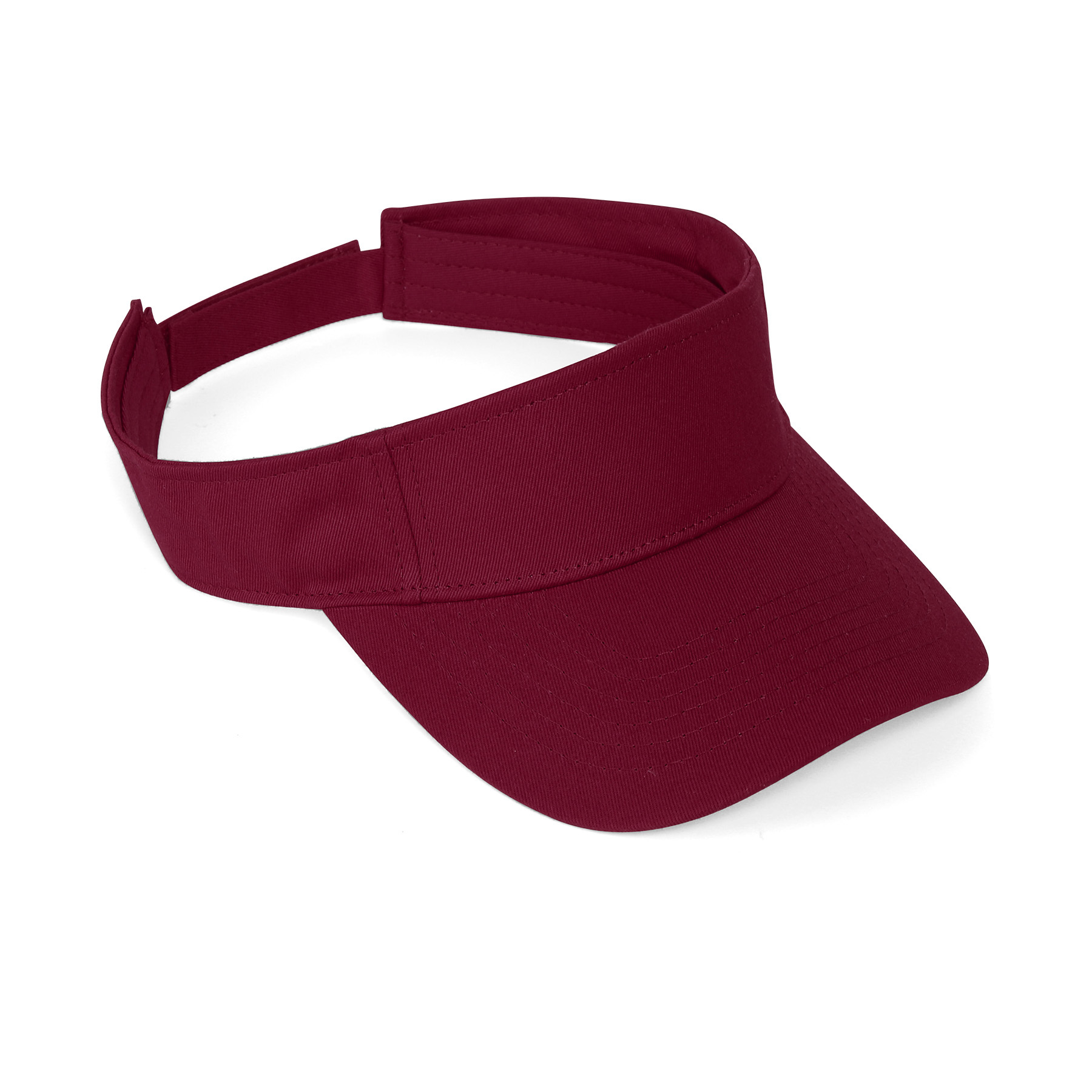 Structured Cotton Visor Hat