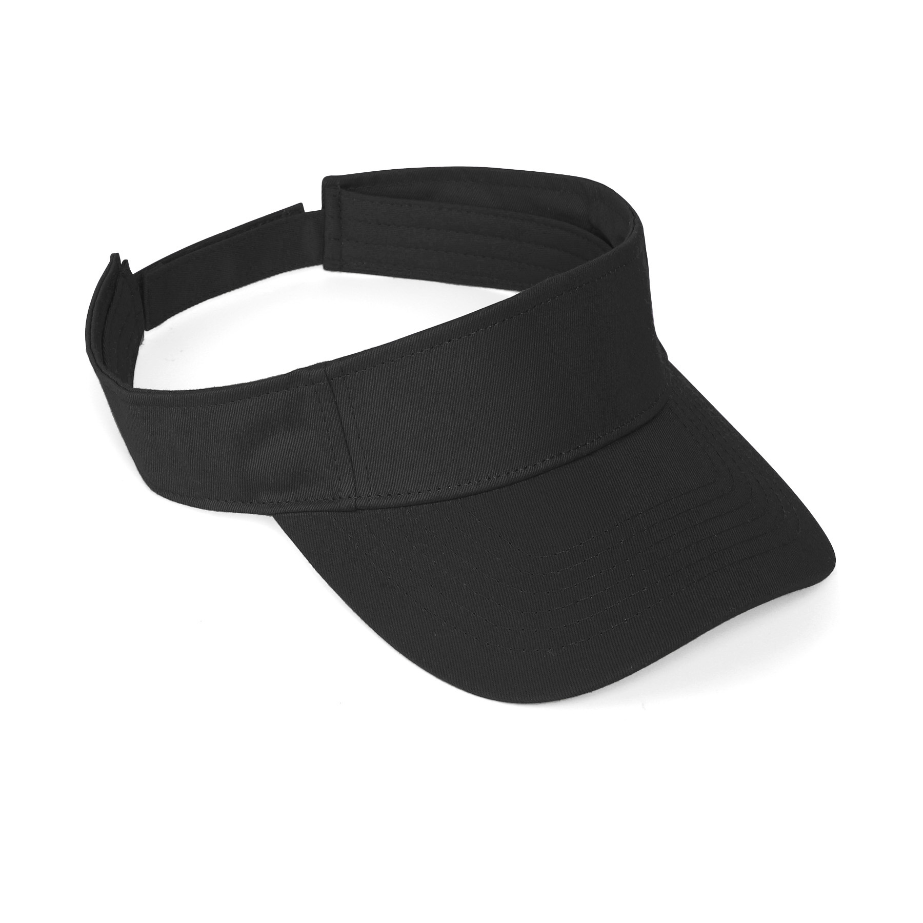 Structured Cotton Visor Hat