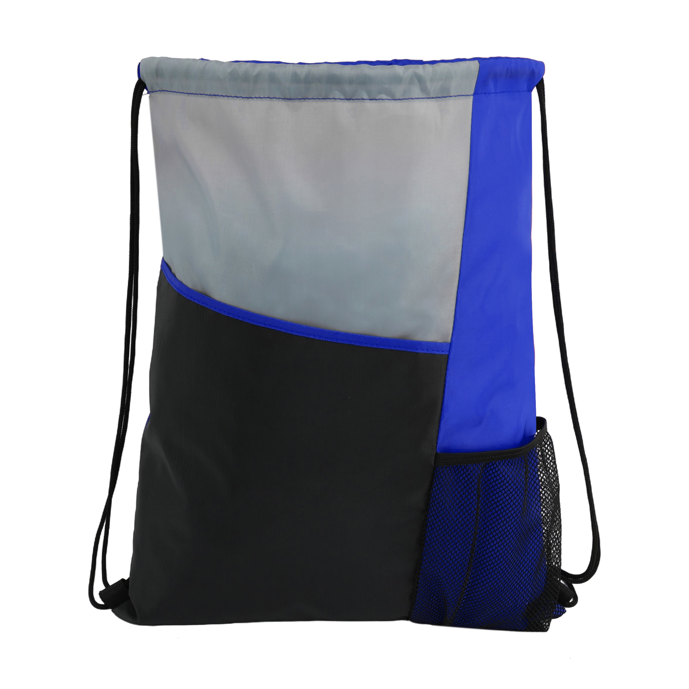 Slant Pocket Drawstring Backpack