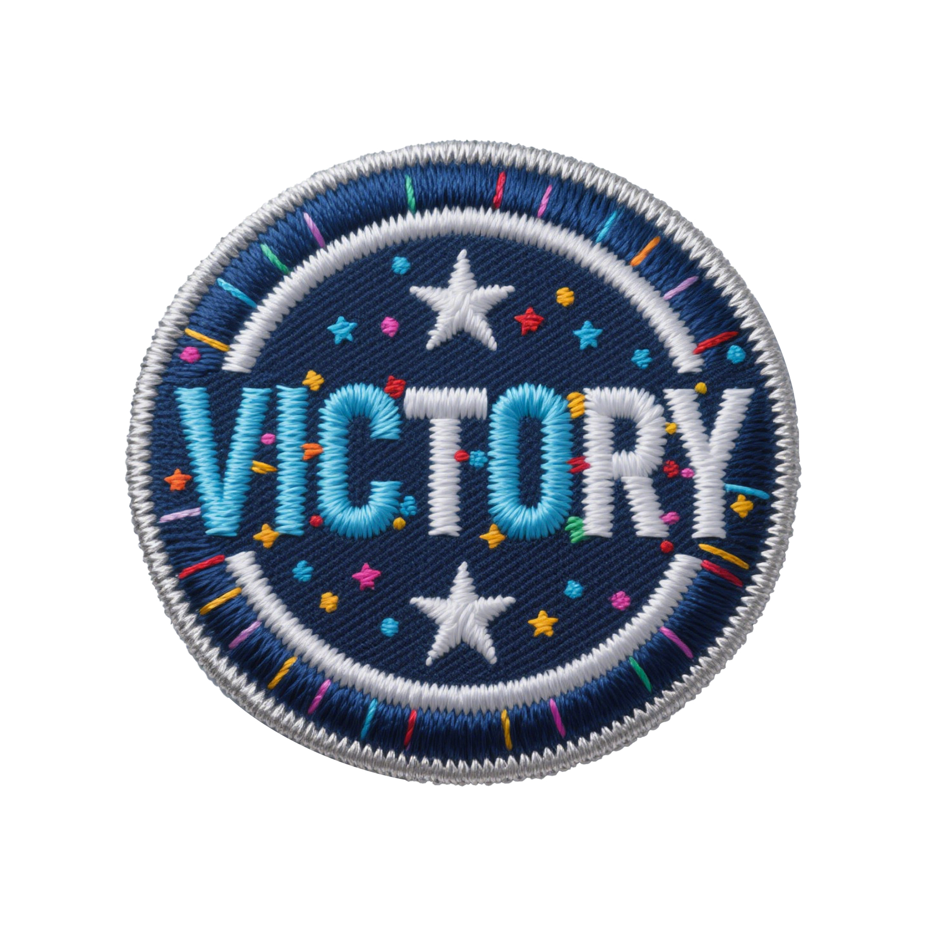 3" Embroidered Patch / 100% Thread Coverage