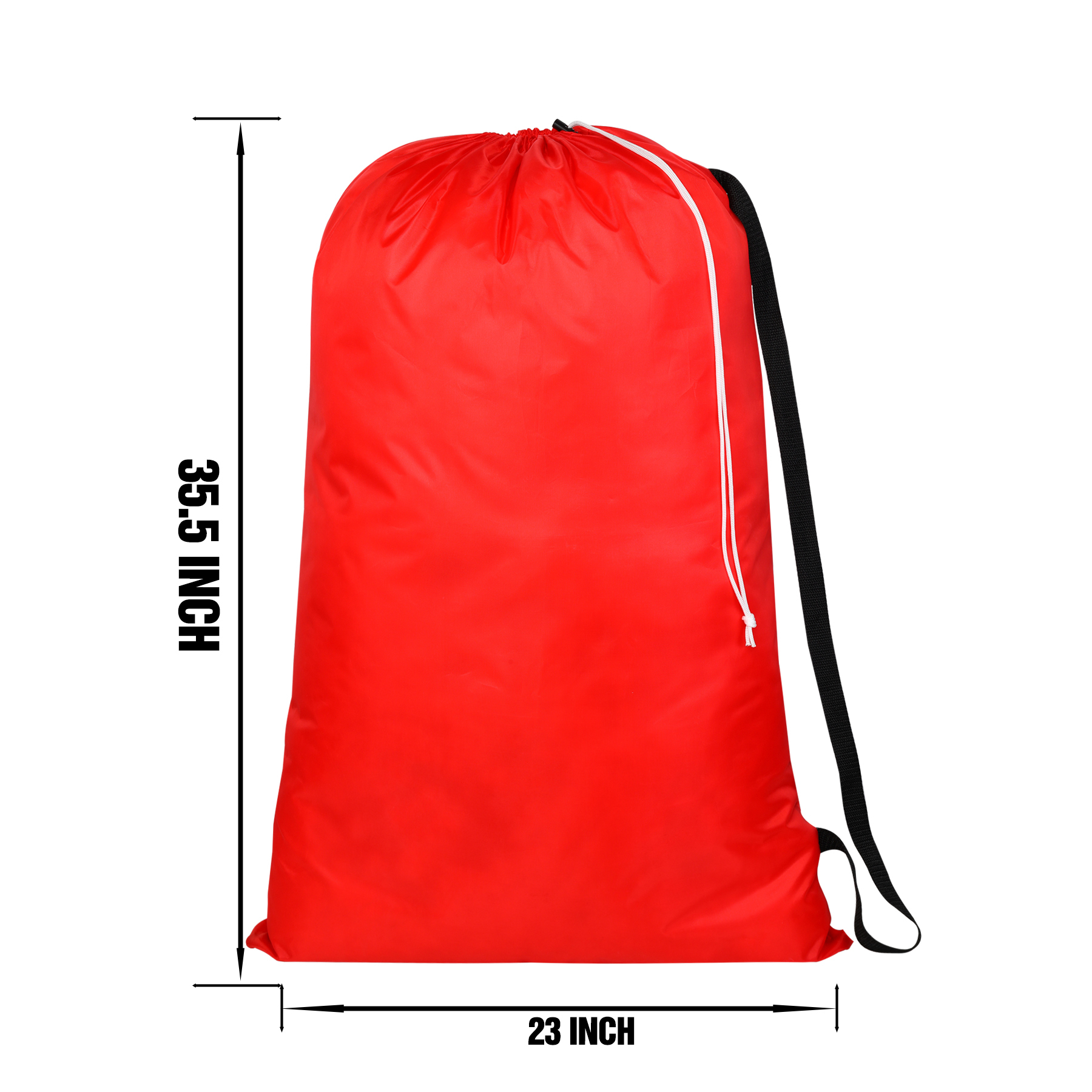 Drawstring Laundry Sack with Shoulder Strap