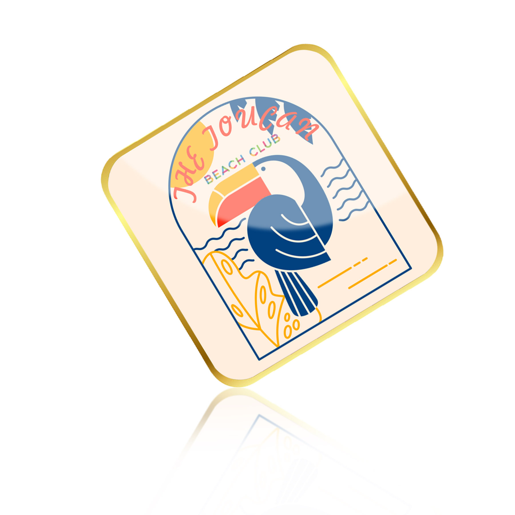 Pre-Printed Epoxy-Coated Lapel Pins (Standard Designs)