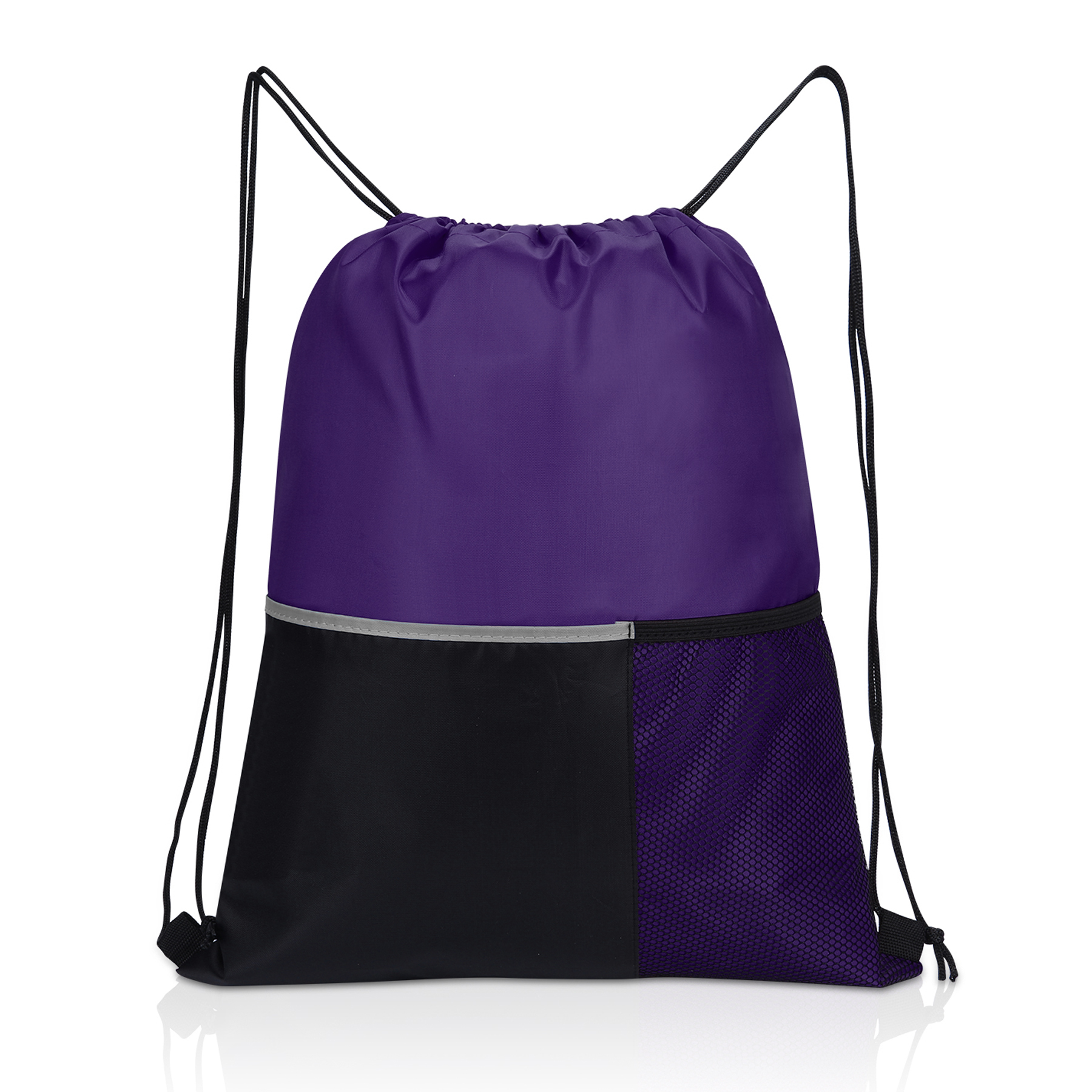 Dual Pocket Drawstring Bag