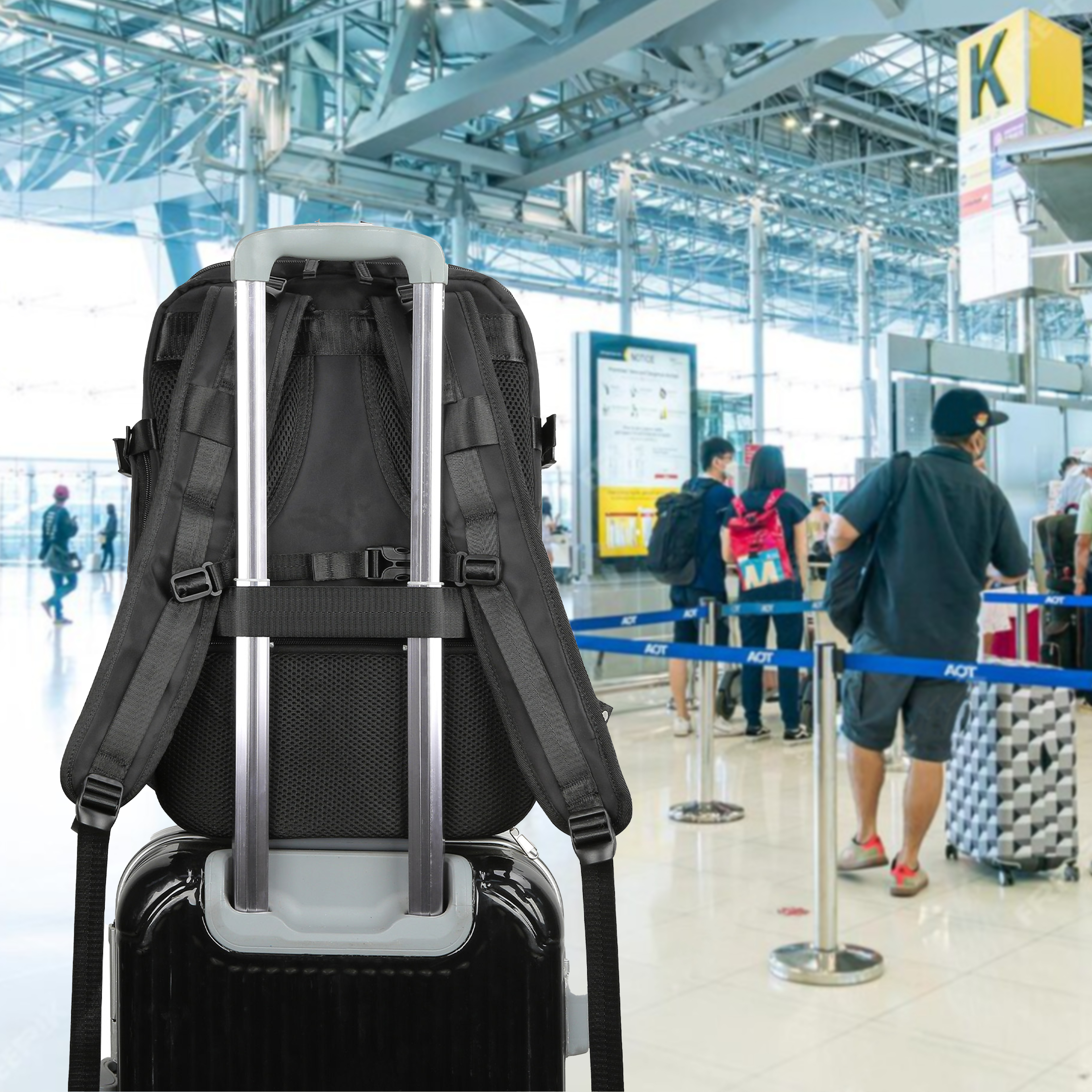 Large Airline-Approved Carry-On Backpack