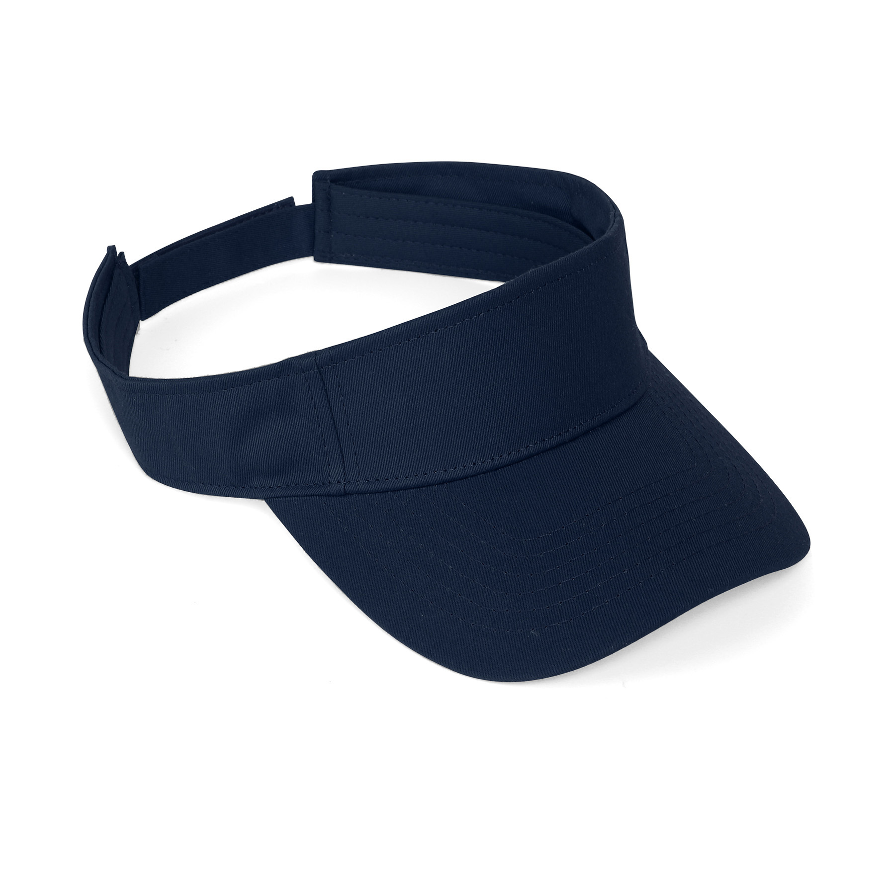 Structured Cotton Visor Hat